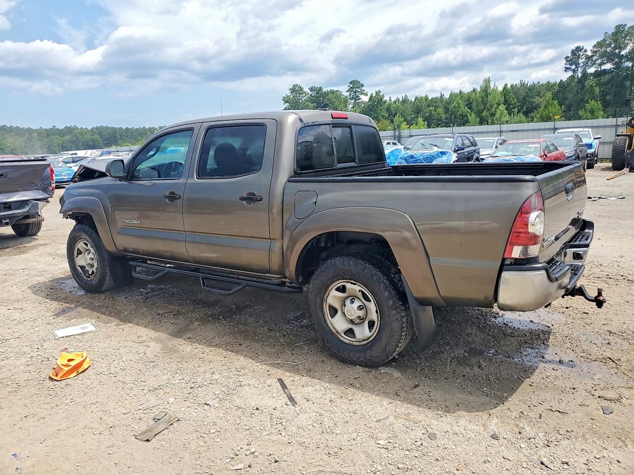 2012 Toyota Tacoma Double Cab Prerunner Brown vin: 3TMJU4GN6CM129086