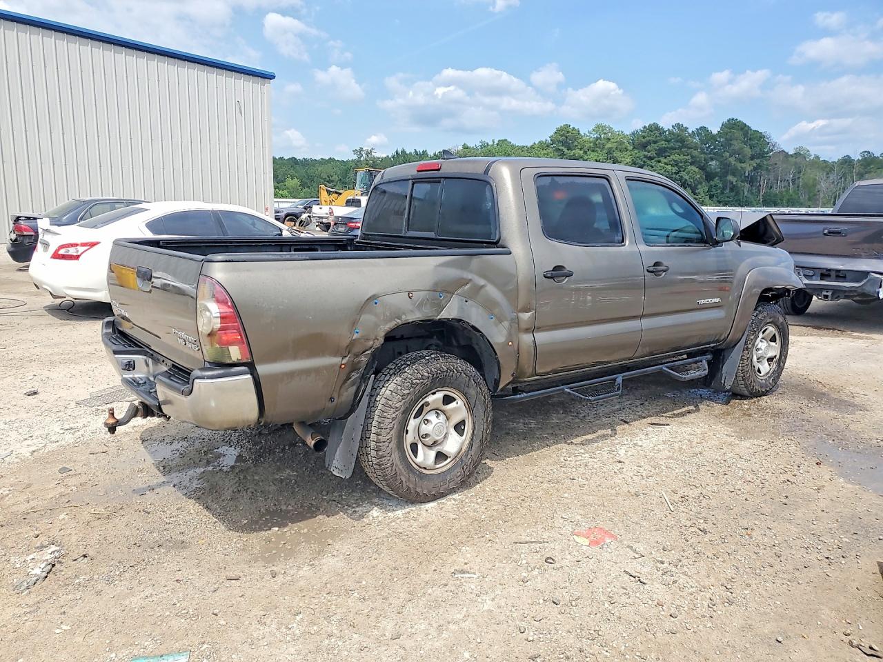 2012 Toyota Tacoma Double Cab Prerunner Brown vin: 3TMJU4GN6CM129086