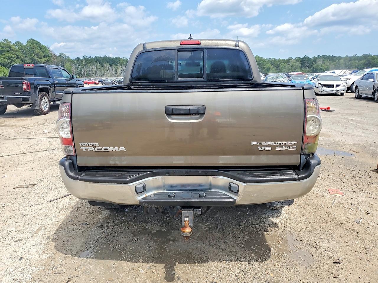 2012 Toyota Tacoma Double Cab Prerunner Brown vin: 3TMJU4GN6CM129086