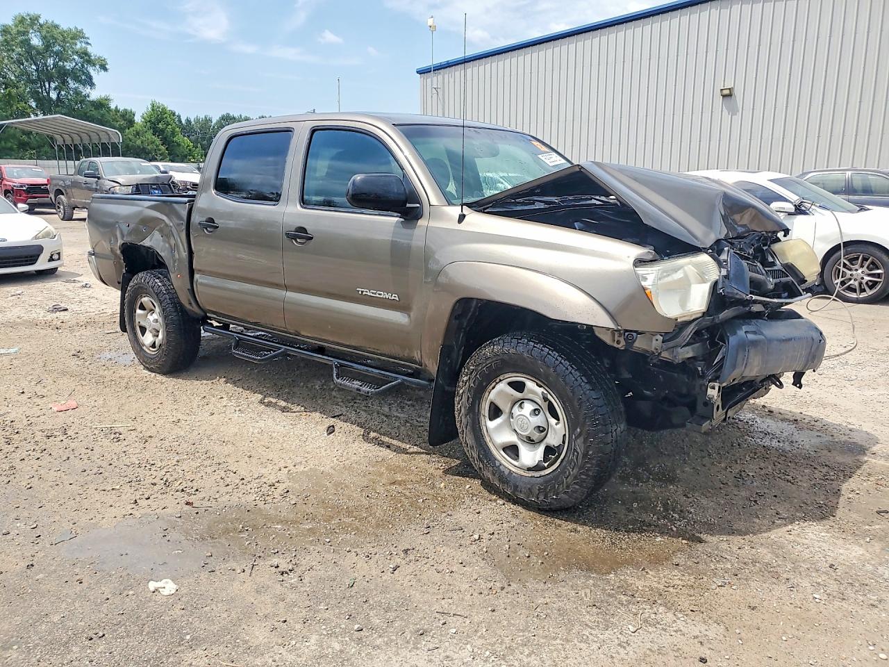 2012 Toyota Tacoma Double Cab Prerunner Brown vin: 3TMJU4GN6CM129086