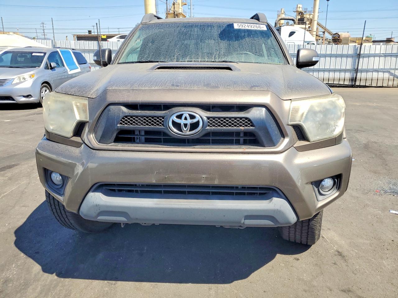2014 Toyota Tacoma Double Cab Prerunner Brown vin: 3TMJU4GN6EM160857