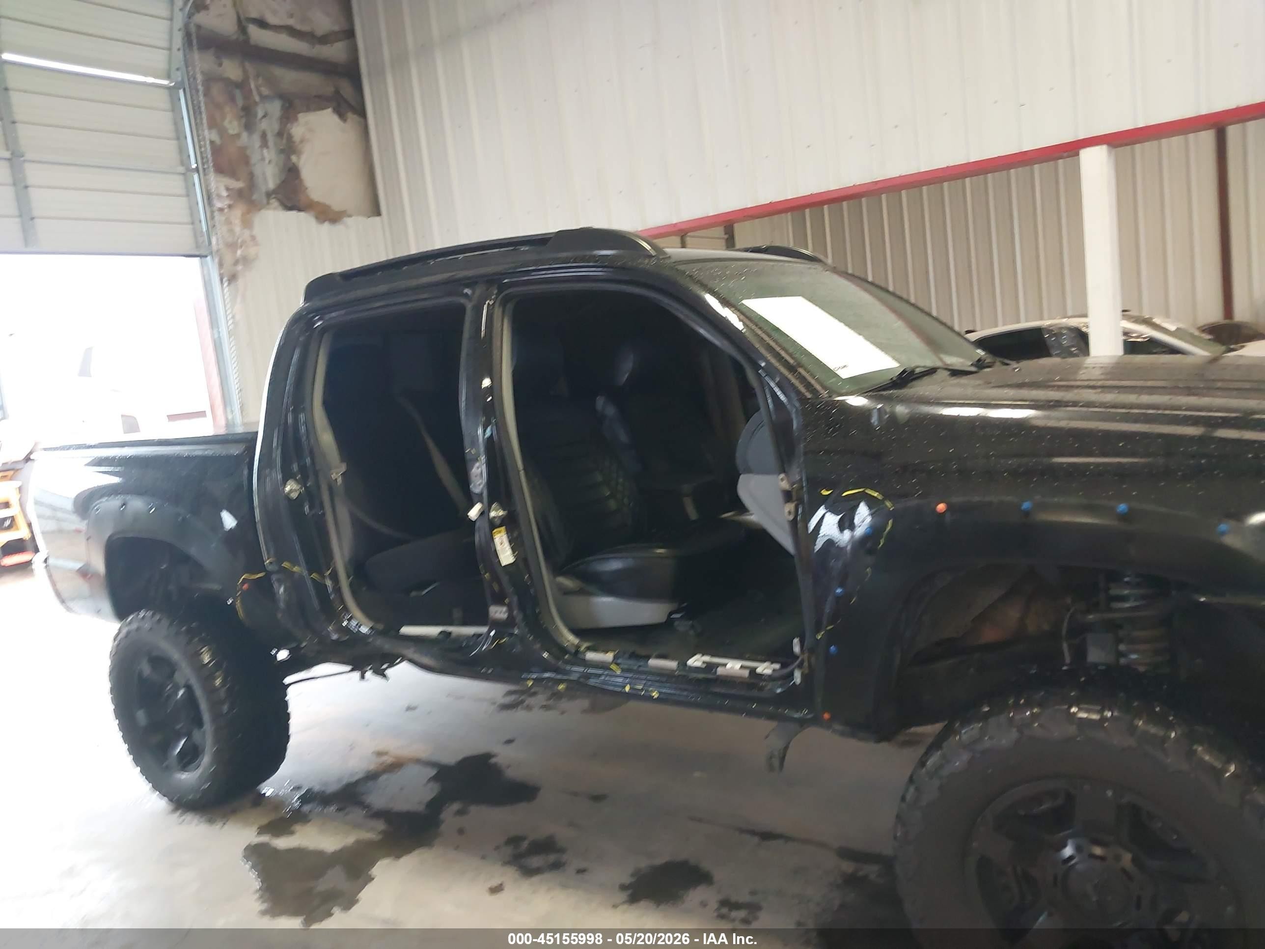 2014 Toyota Tacoma Prerunner V6 Black vin: 3TMJU4GN6EM162785
