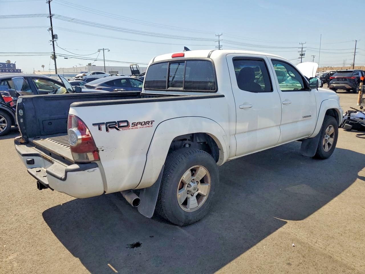 2014 Toyota Tacoma Prerunner V6 Белый vin: 3TMJU4GN6EM166562