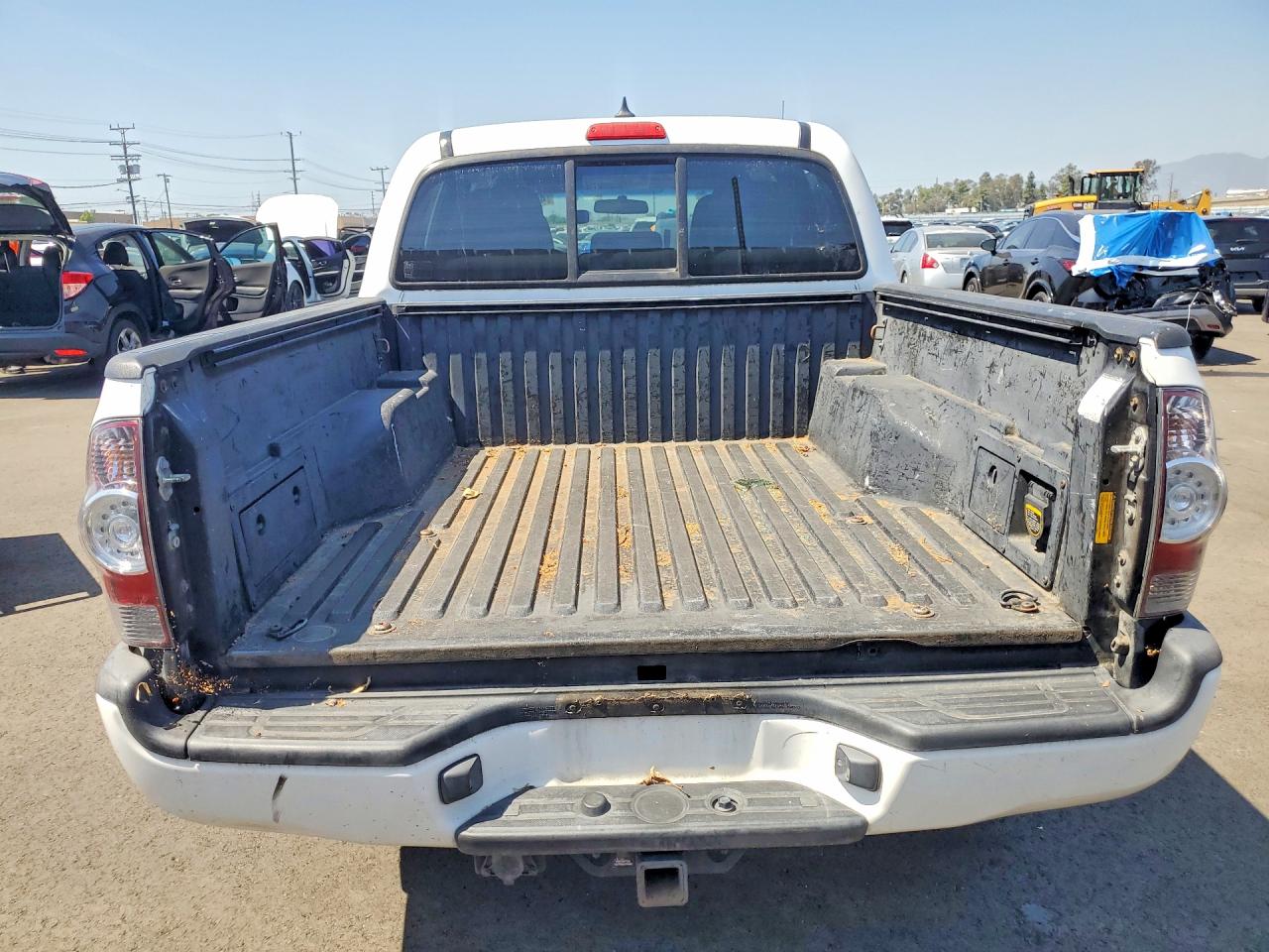 2014 Toyota Tacoma Prerunner V6 Белый vin: 3TMJU4GN6EM166562