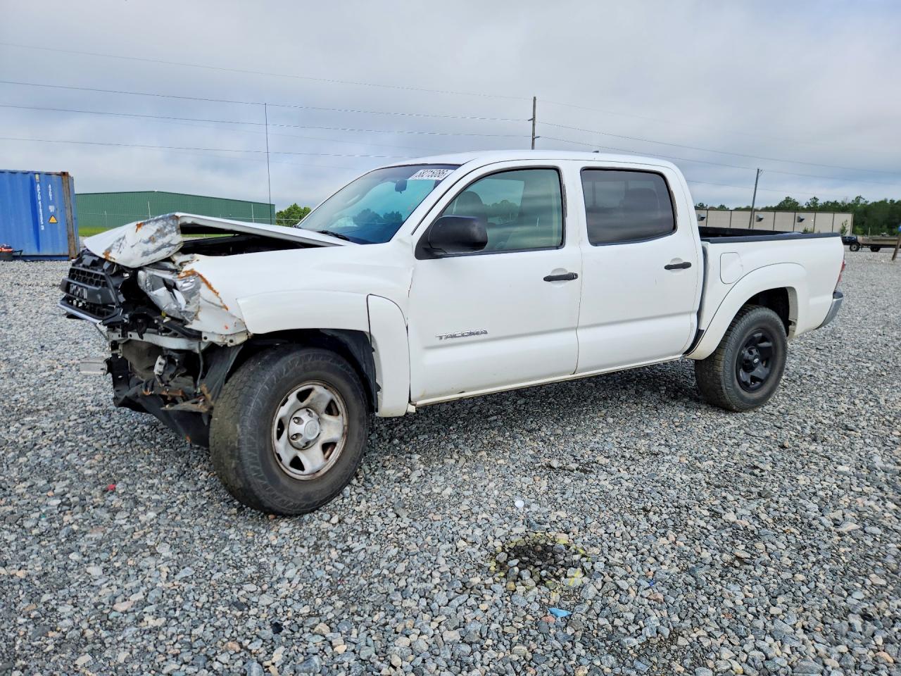 2014 Toyota Tacoma Double Cab Prerunner White vin: 3TMJU4GN6EM169641