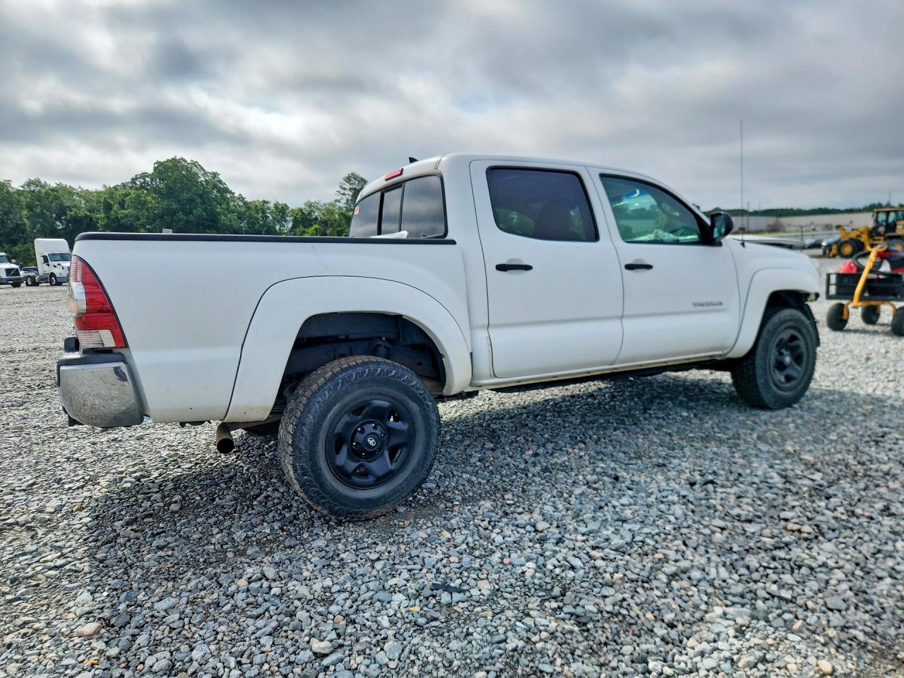 2014 Toyota Tacoma Double Cab Prerunner Белый vin: 3TMJU4GN6EM169641