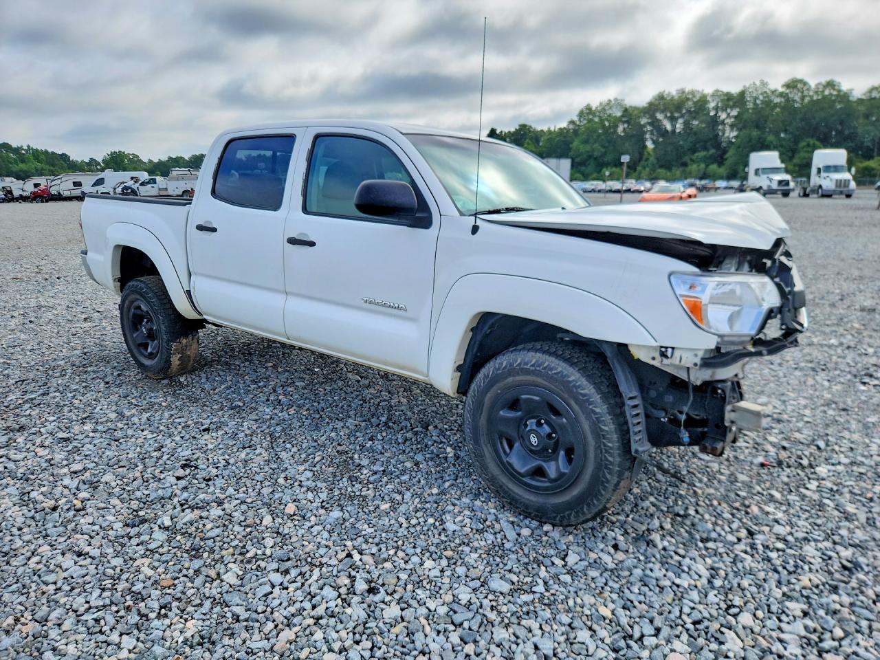 2014 Toyota Tacoma Double Cab Prerunner Белый vin: 3TMJU4GN6EM169641