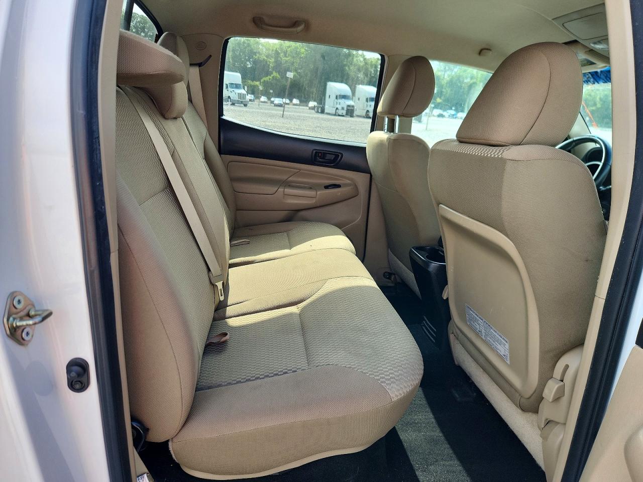 2014 Toyota Tacoma Double Cab Prerunner Белый vin: 3TMJU4GN6EM169641