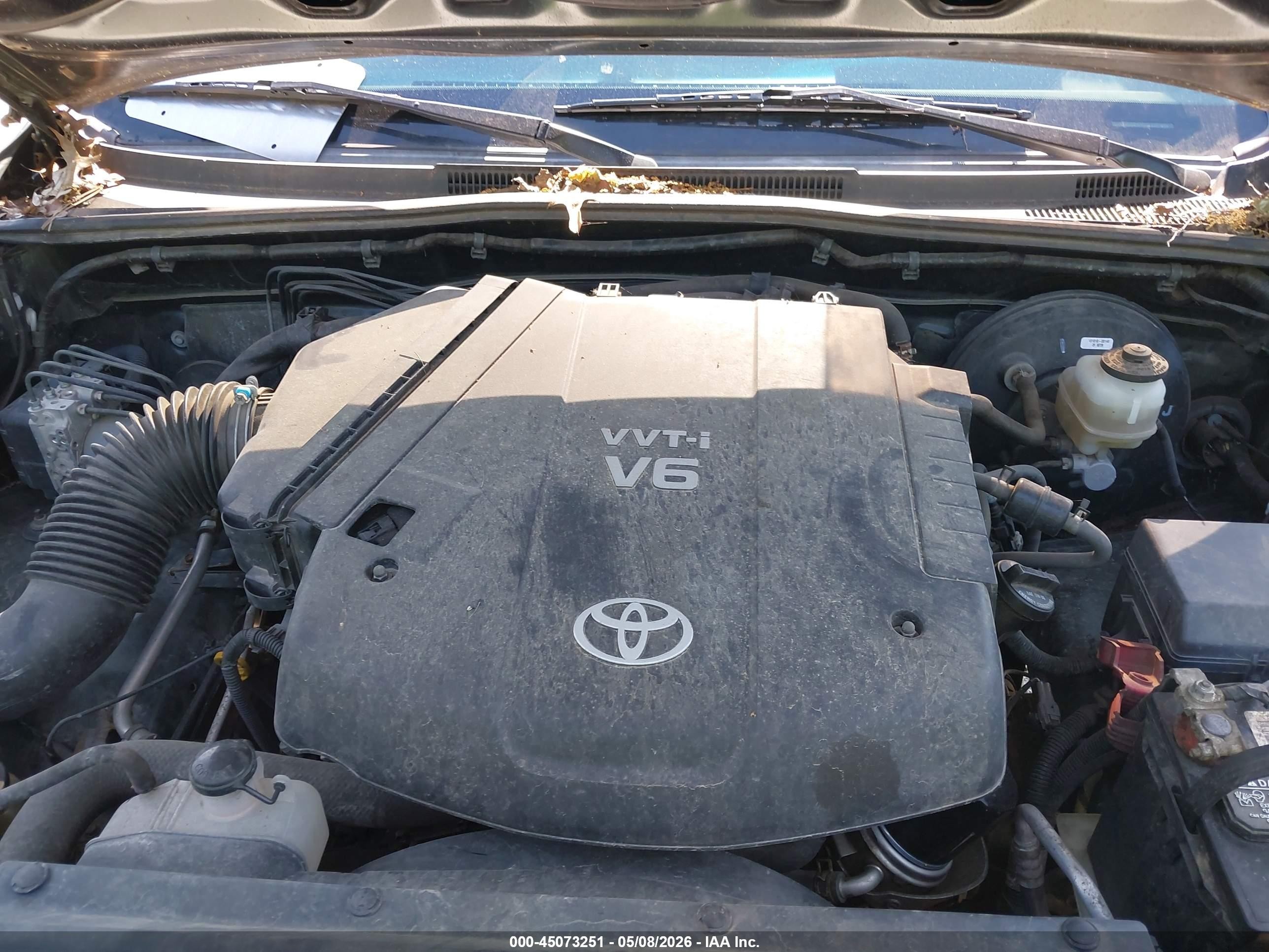 2010 Toyota Tacoma Prerunner V6 Green vin: 3TMJU4GN7AM109295