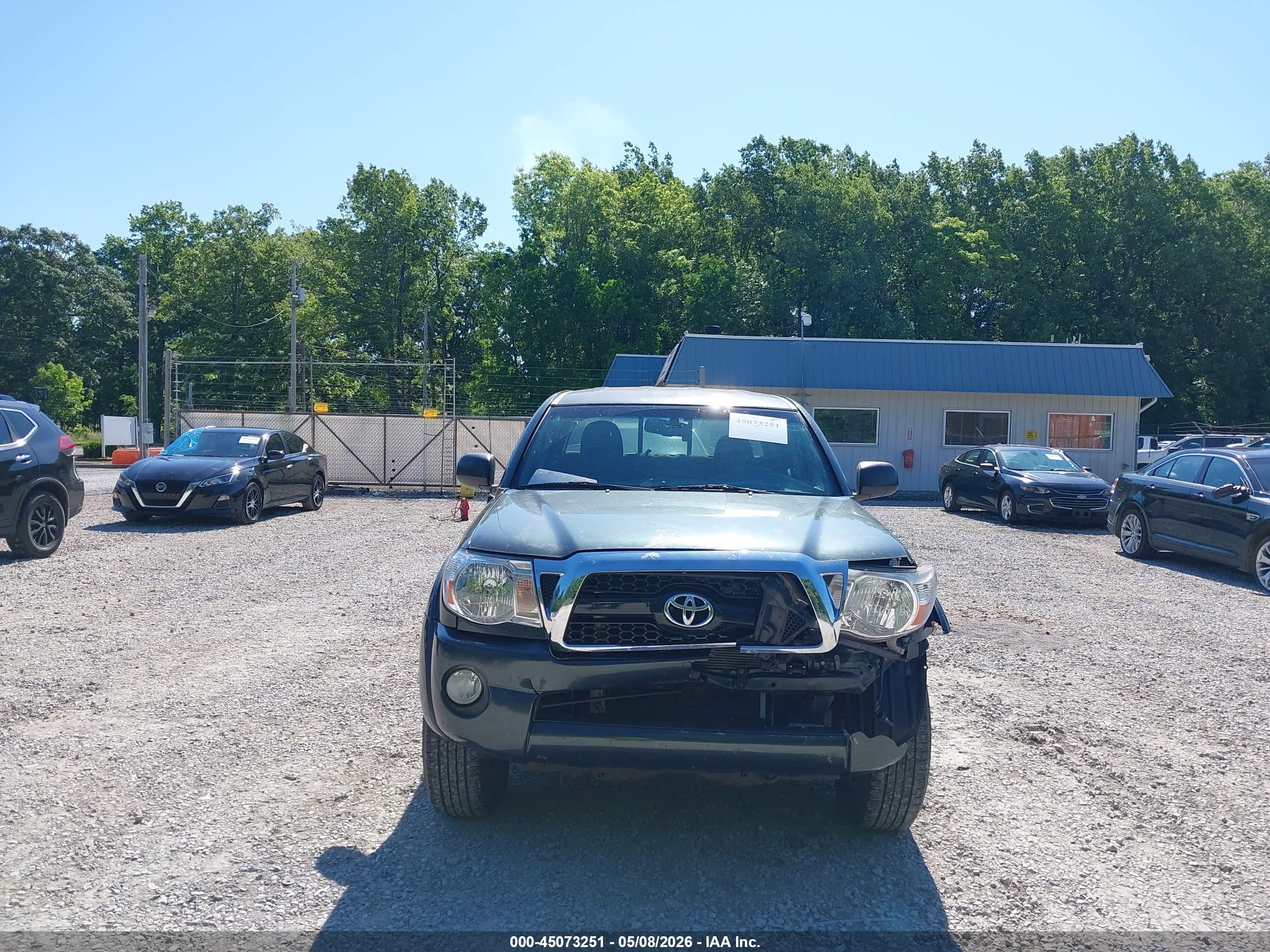 2010 Toyota Tacoma Prerunner V6 Green vin: 3TMJU4GN7AM109295