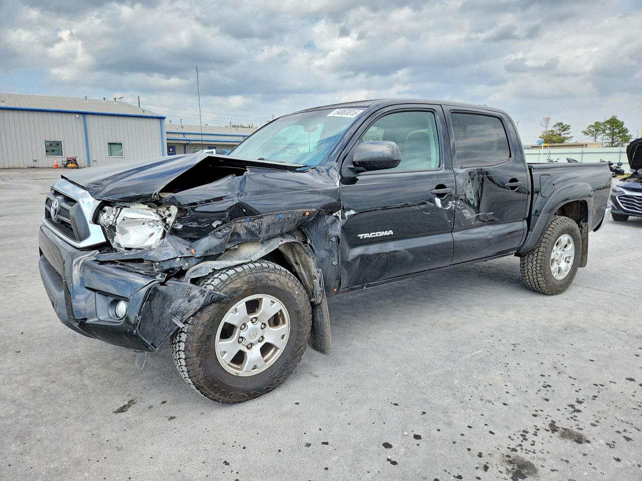 2012 Toyota Tacoma Double Cab Prerunner Черный vin: 3TMJU4GN7CM134801