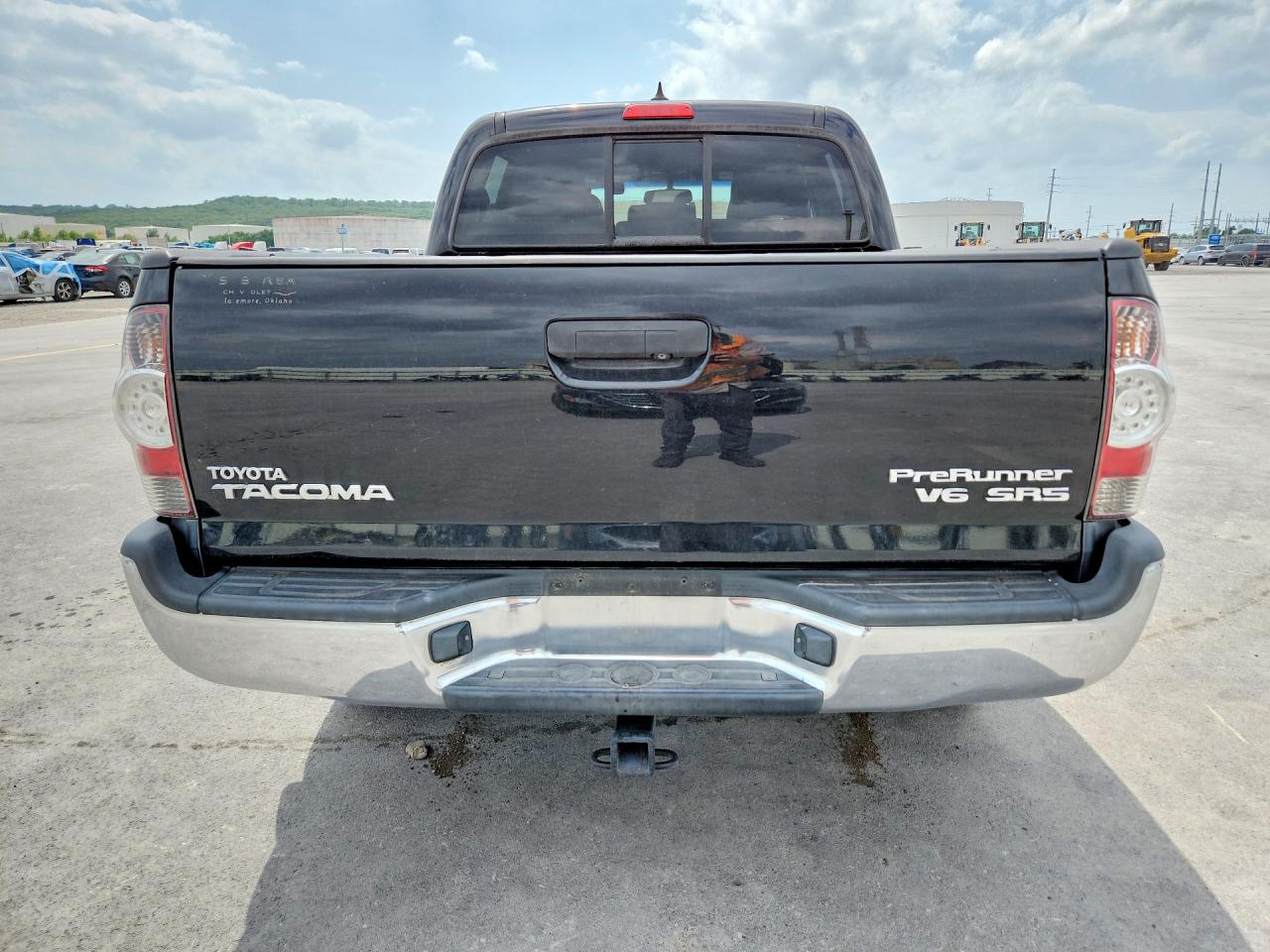 2012 Toyota Tacoma Double Cab Prerunner Black vin: 3TMJU4GN7CM134801