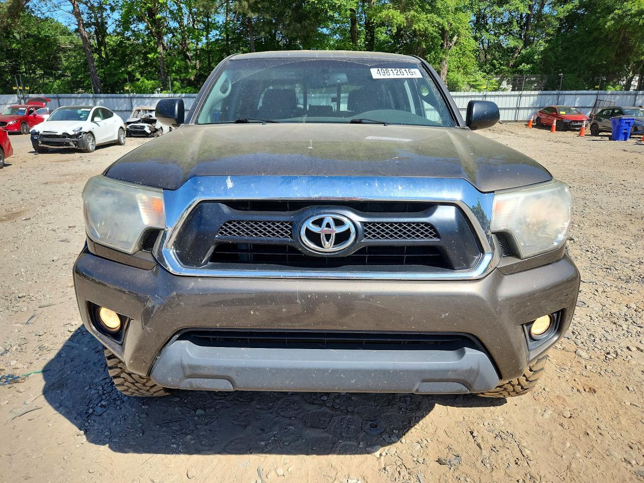 2012 Toyota Tacoma Double Cab Prerunner Brown vin: 3TMJU4GN7CM136385