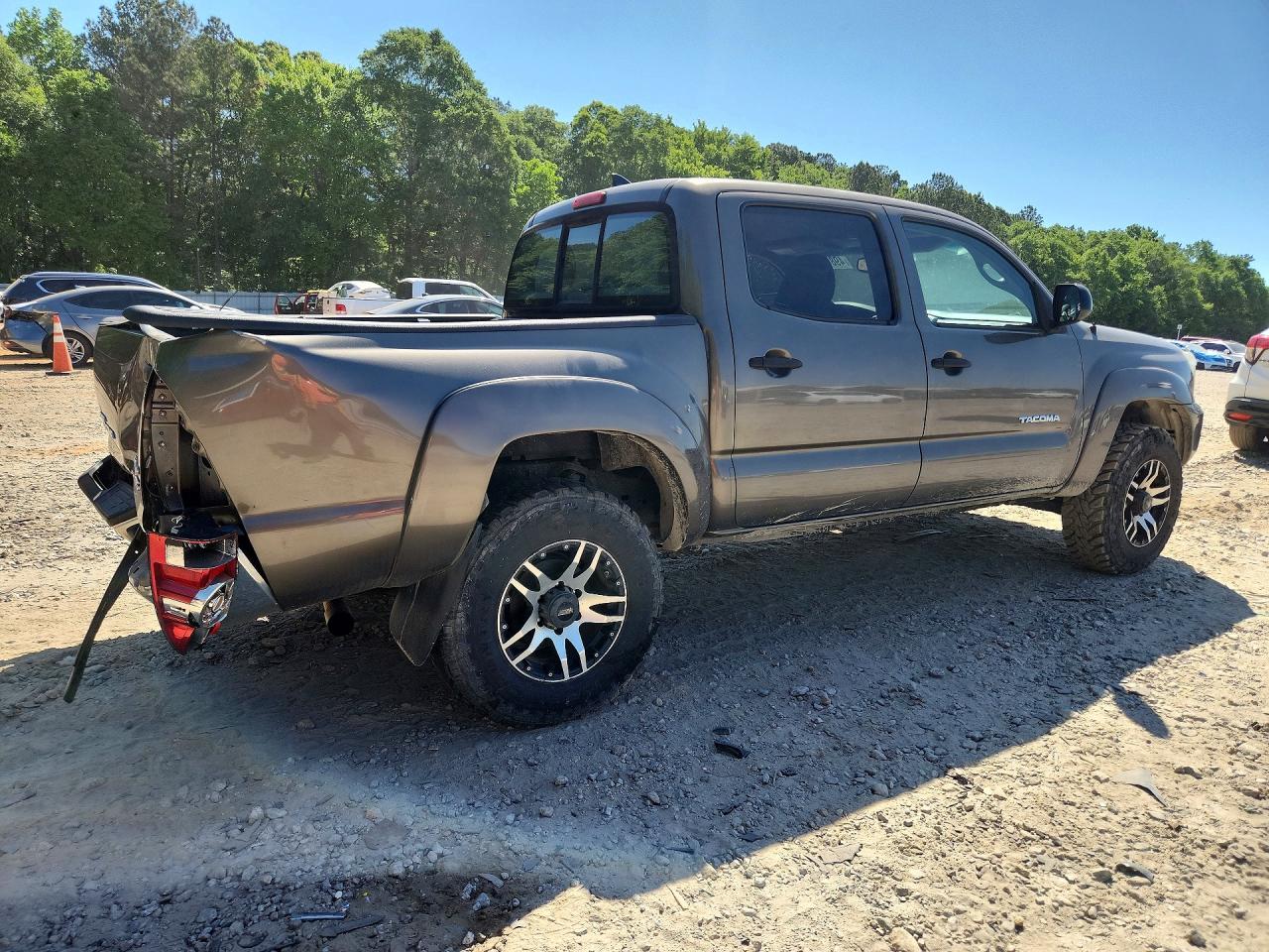 2012 Toyota Tacoma Double Cab Prerunner Brown vin: 3TMJU4GN7CM136385