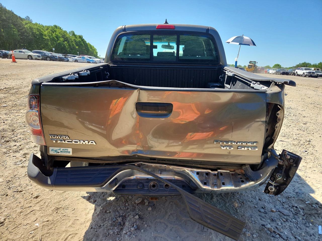 2012 Toyota Tacoma Double Cab Prerunner Brown vin: 3TMJU4GN7CM136385