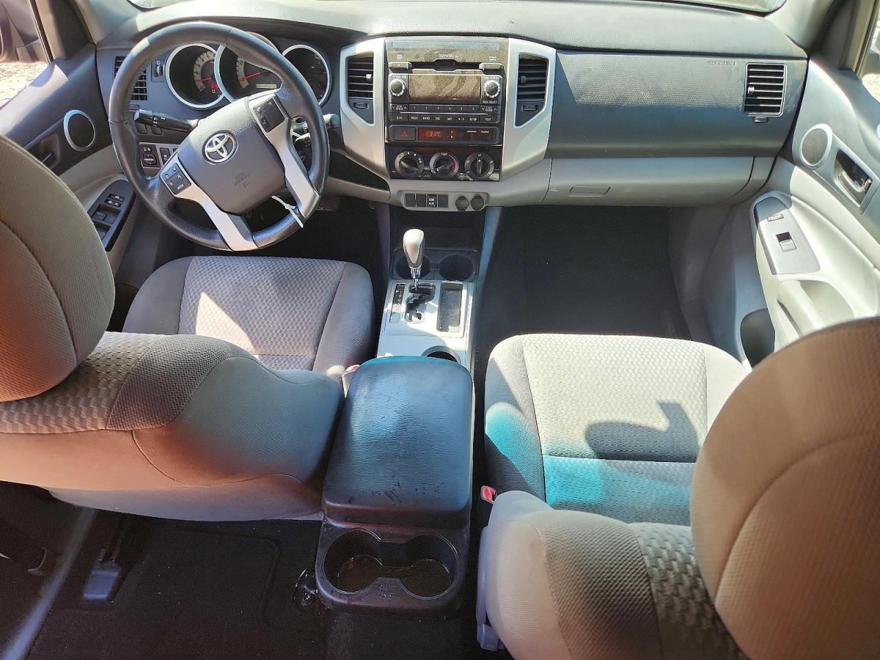 2012 Toyota Tacoma Double Cab Prerunner Brown vin: 3TMJU4GN7CM136385