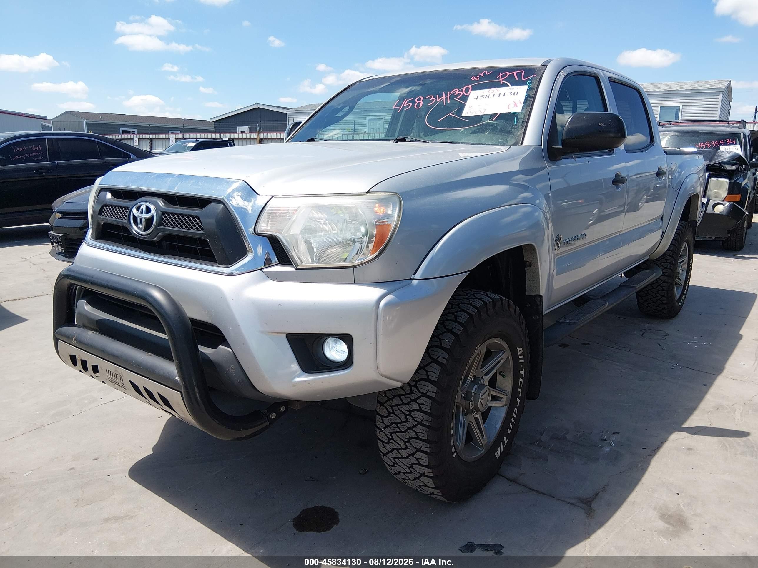 2013 Toyota Tacoma Prerunner V6 Gray vin: 3TMJU4GN7DM154158