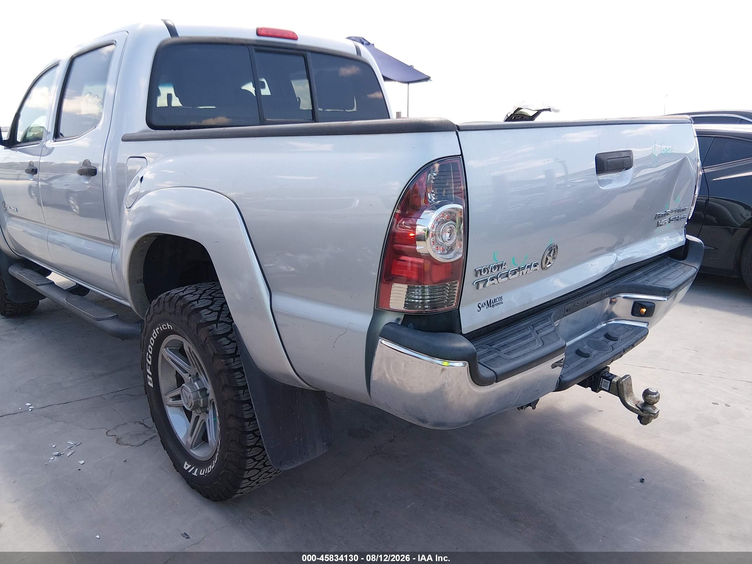 2013 Toyota Tacoma Prerunner V6 Gray vin: 3TMJU4GN7DM154158
