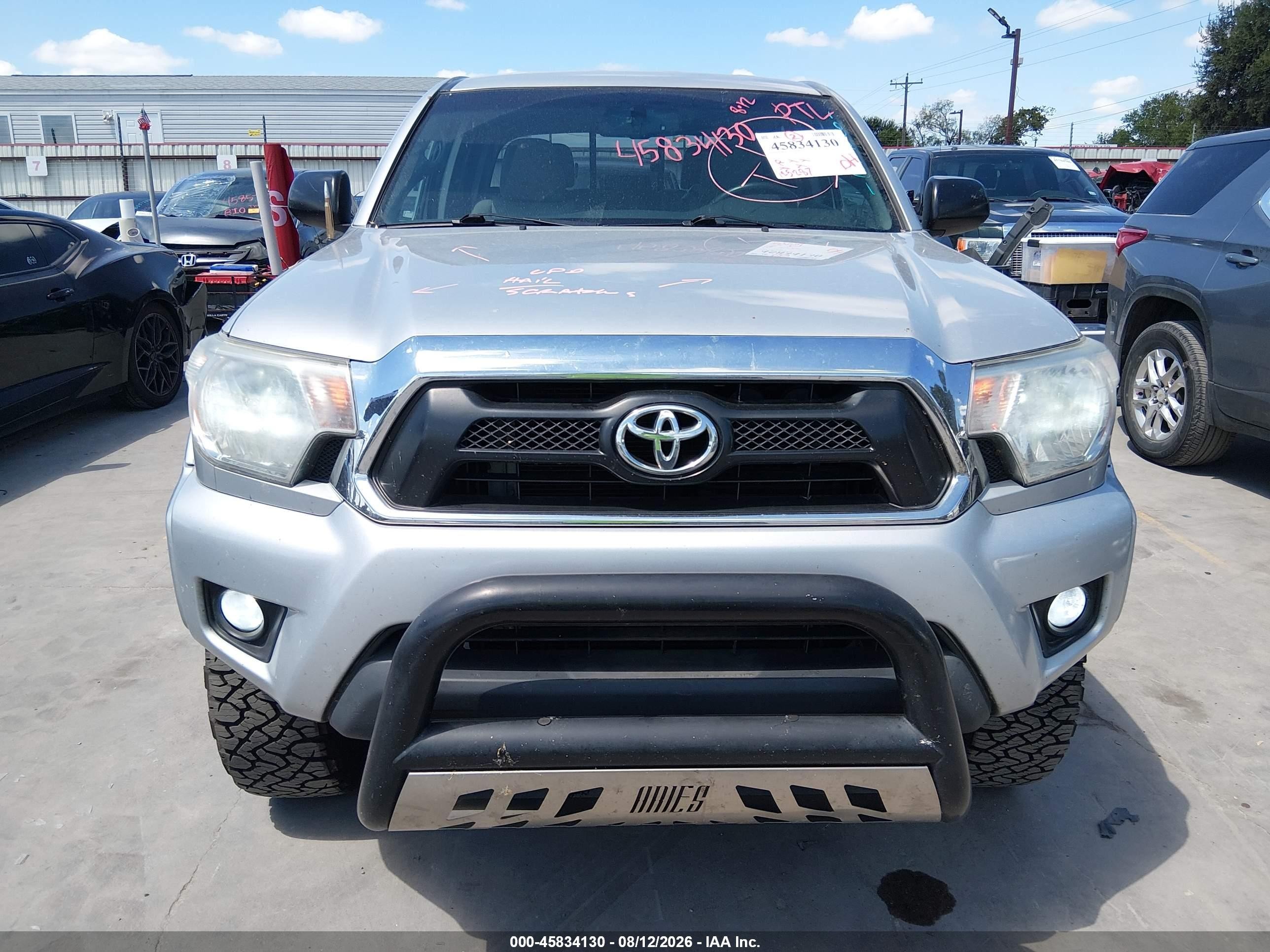 2013 Toyota Tacoma Prerunner V6 Gray vin: 3TMJU4GN7DM154158