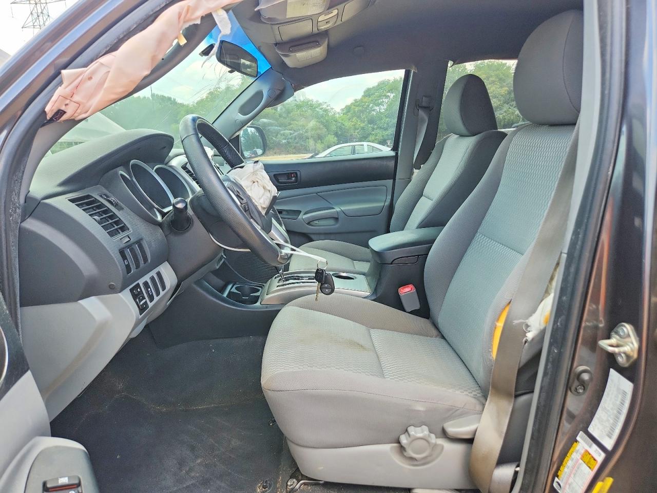 2015 Toyota Tacoma Double Cab Prerunner Gray vin: 3TMJU4GN7FM175384