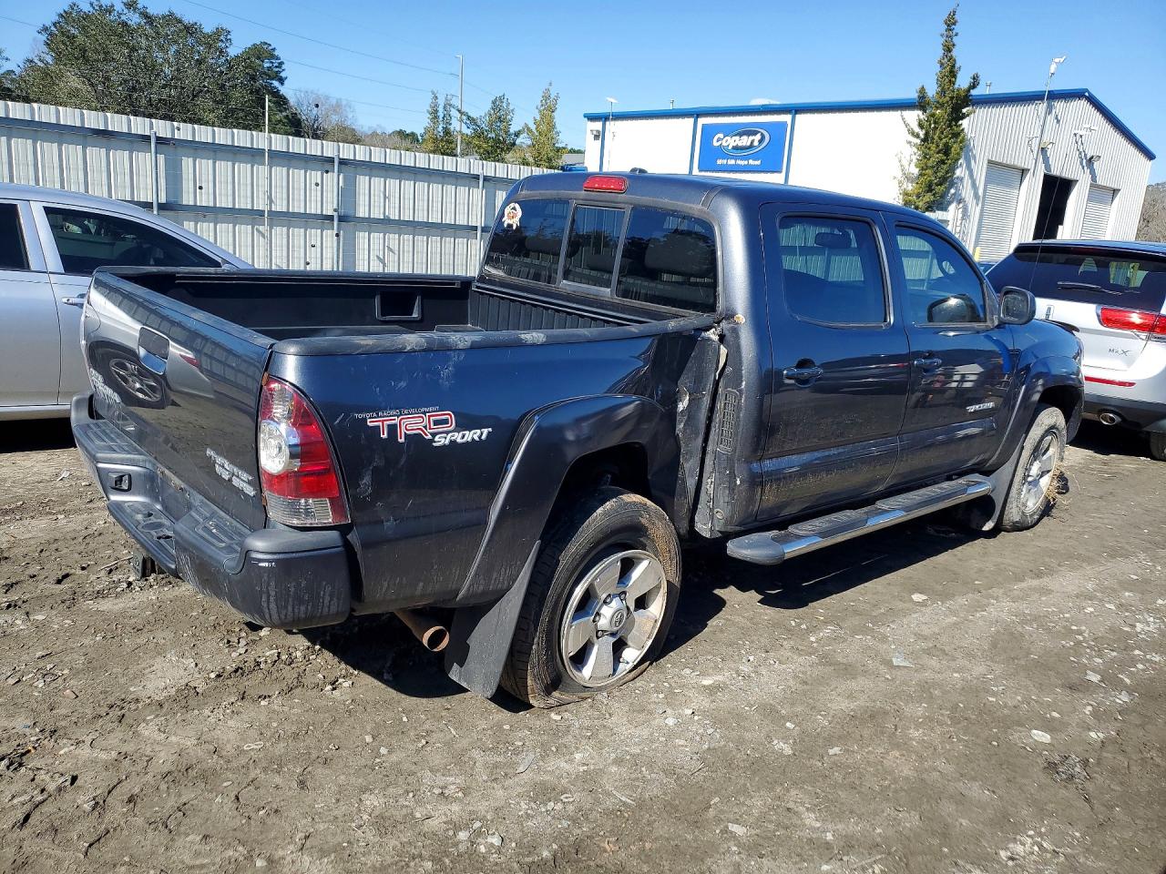2010 Toyota Tacoma Double Cab Prerunner Charcoal vin: 3TMJU4GN8AM093219