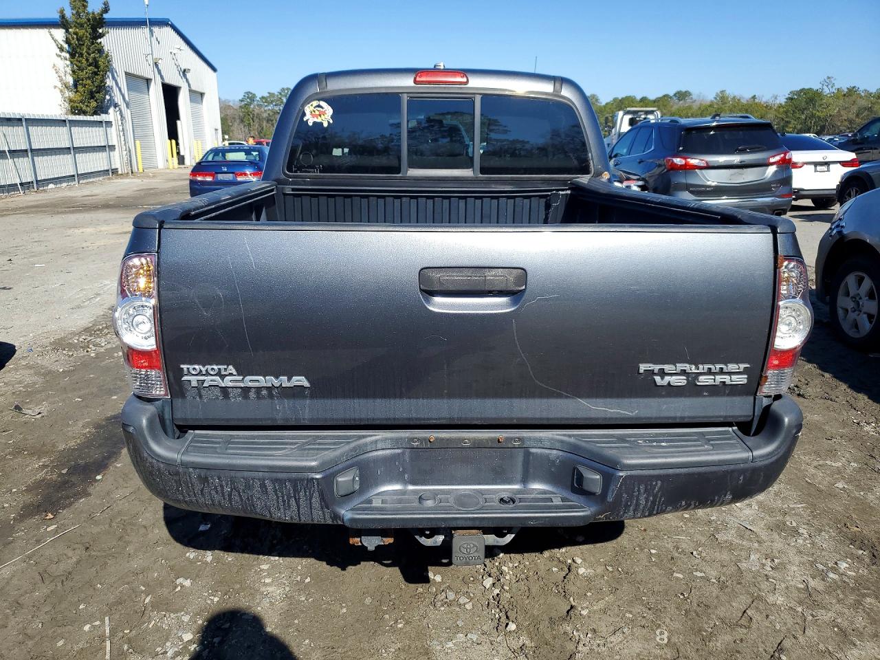 2010 Toyota Tacoma Double Cab Prerunner Charcoal vin: 3TMJU4GN8AM093219
