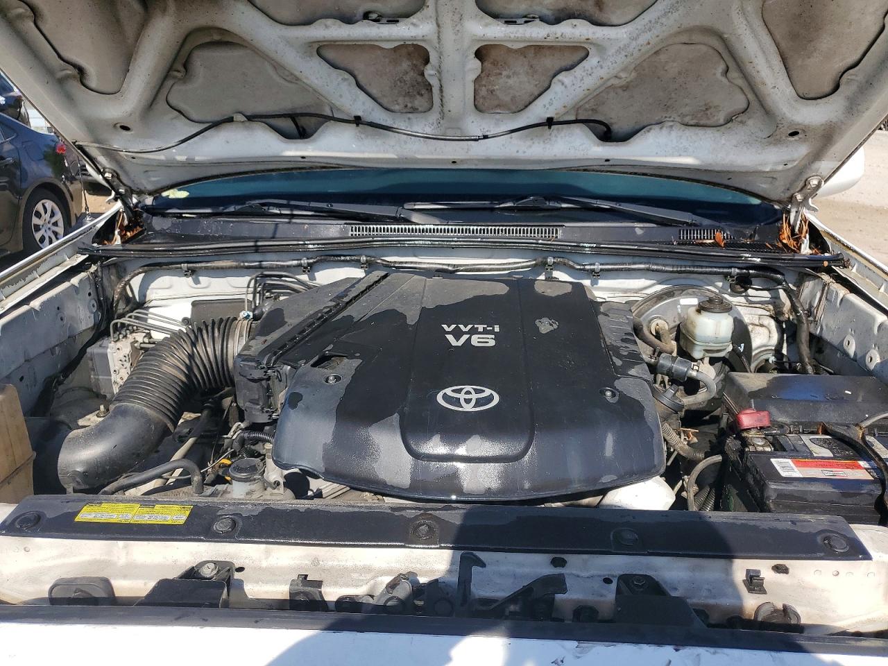 2010 Toyota Tacoma Double Cab Prerunner Белый vin: 3TMJU4GN8AM105126