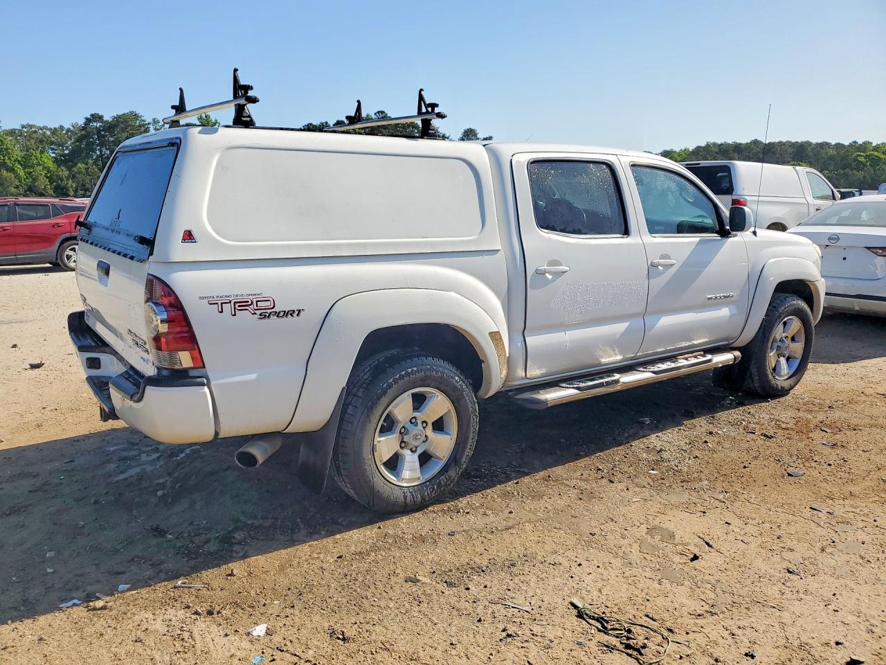 2010 Toyota Tacoma Double Cab Prerunner Белый vin: 3TMJU4GN8AM105126