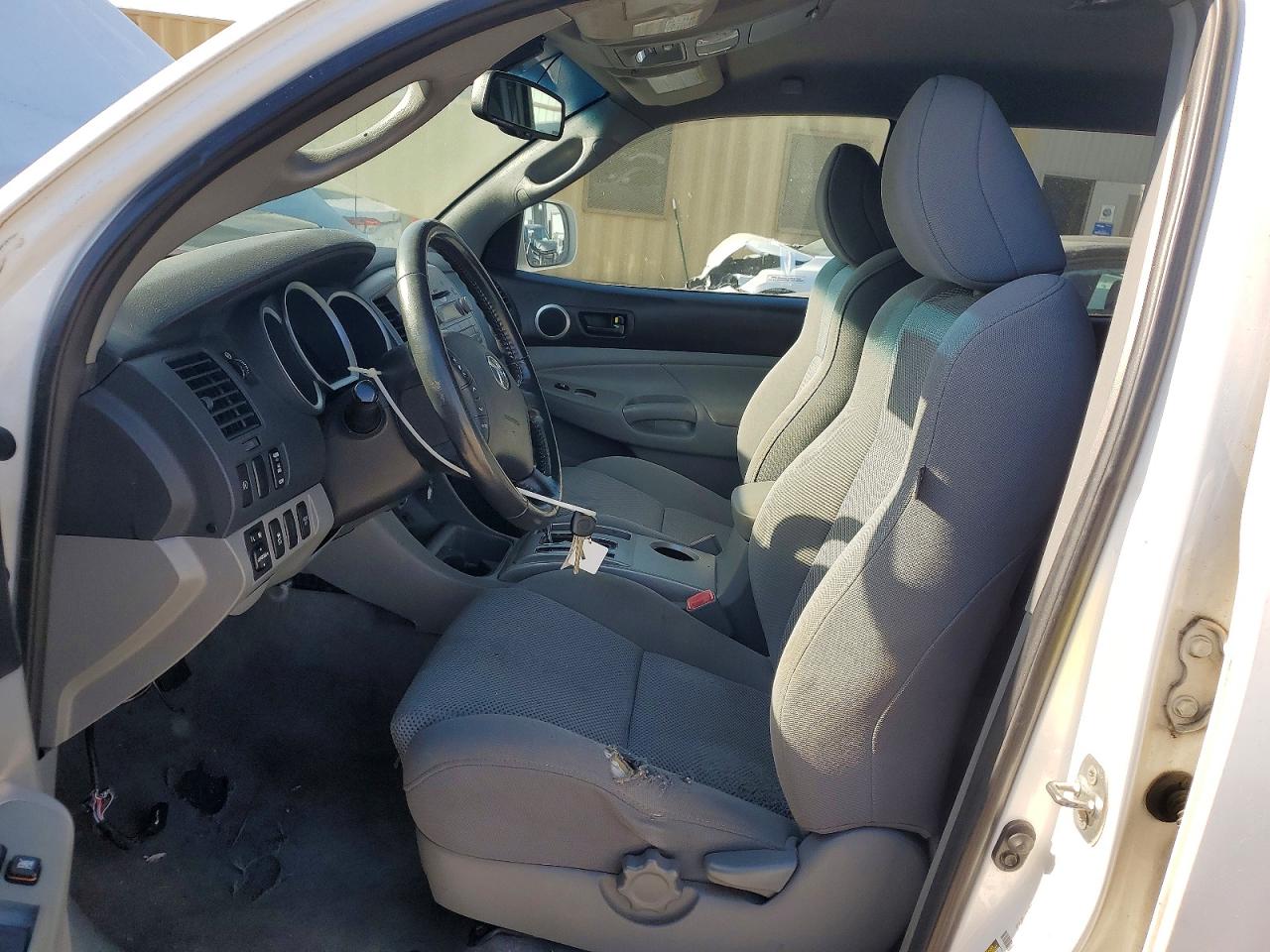 2010 Toyota Tacoma Double Cab Prerunner Белый vin: 3TMJU4GN8AM105126