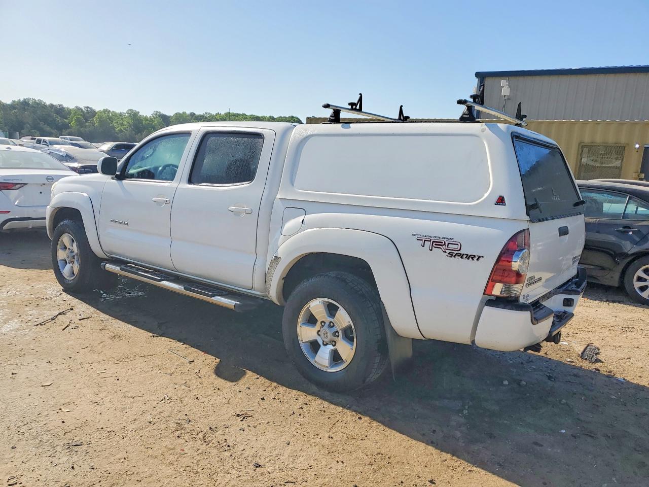 2010 Toyota Tacoma Double Cab Prerunner Белый vin: 3TMJU4GN8AM105126