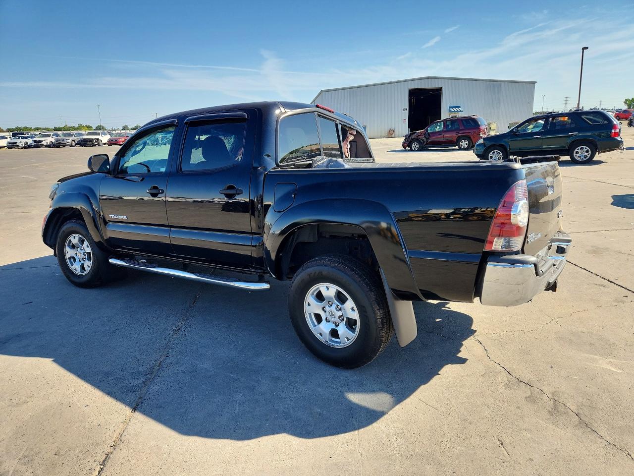 2013 Toyota Tacoma Double Cab Prerunner Black vin: 3TMJU4GN8DM140639