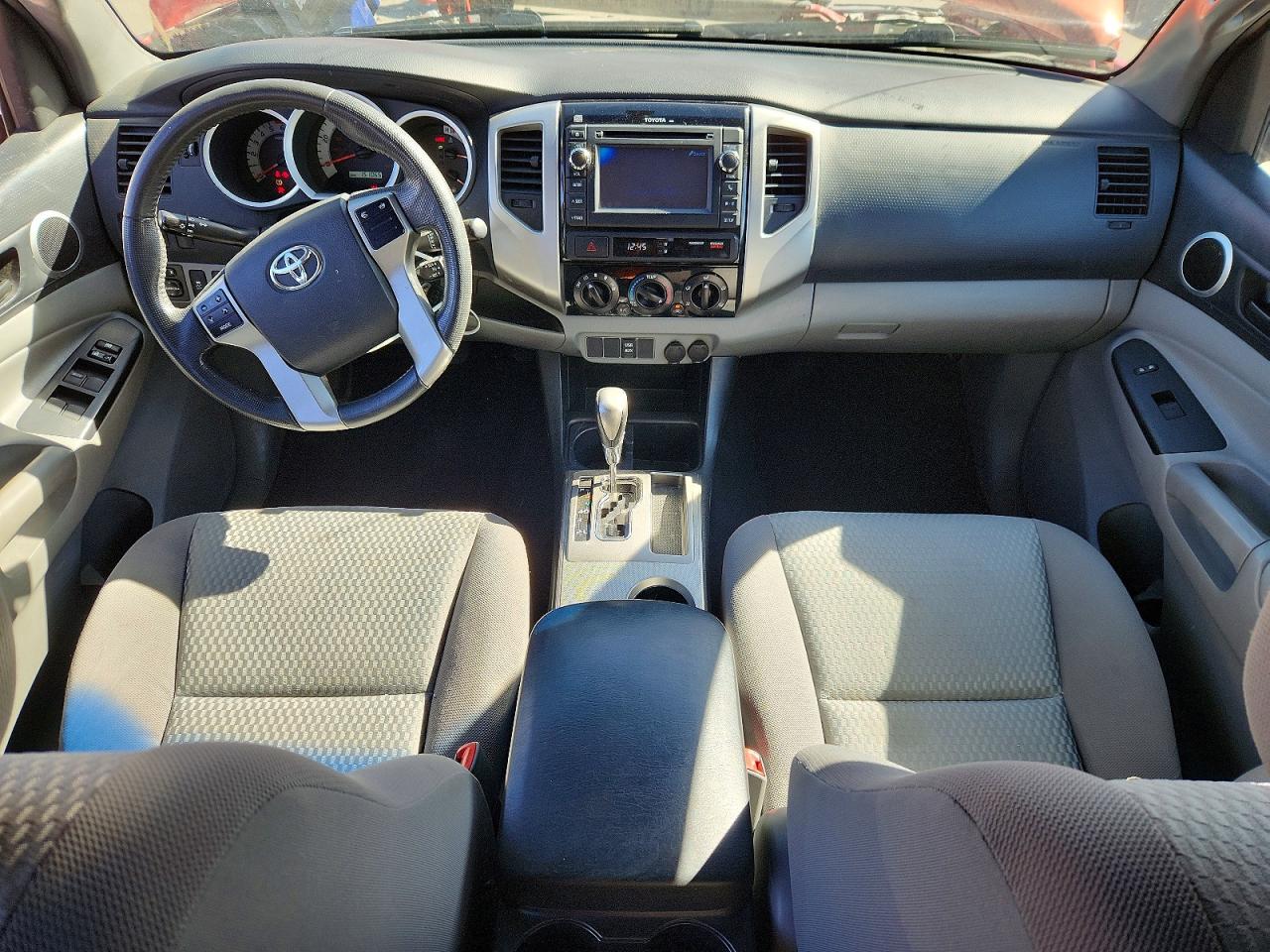 2013 Toyota Tacoma Double Cab Prerunner Red vin: 3TMJU4GN8DM145484
