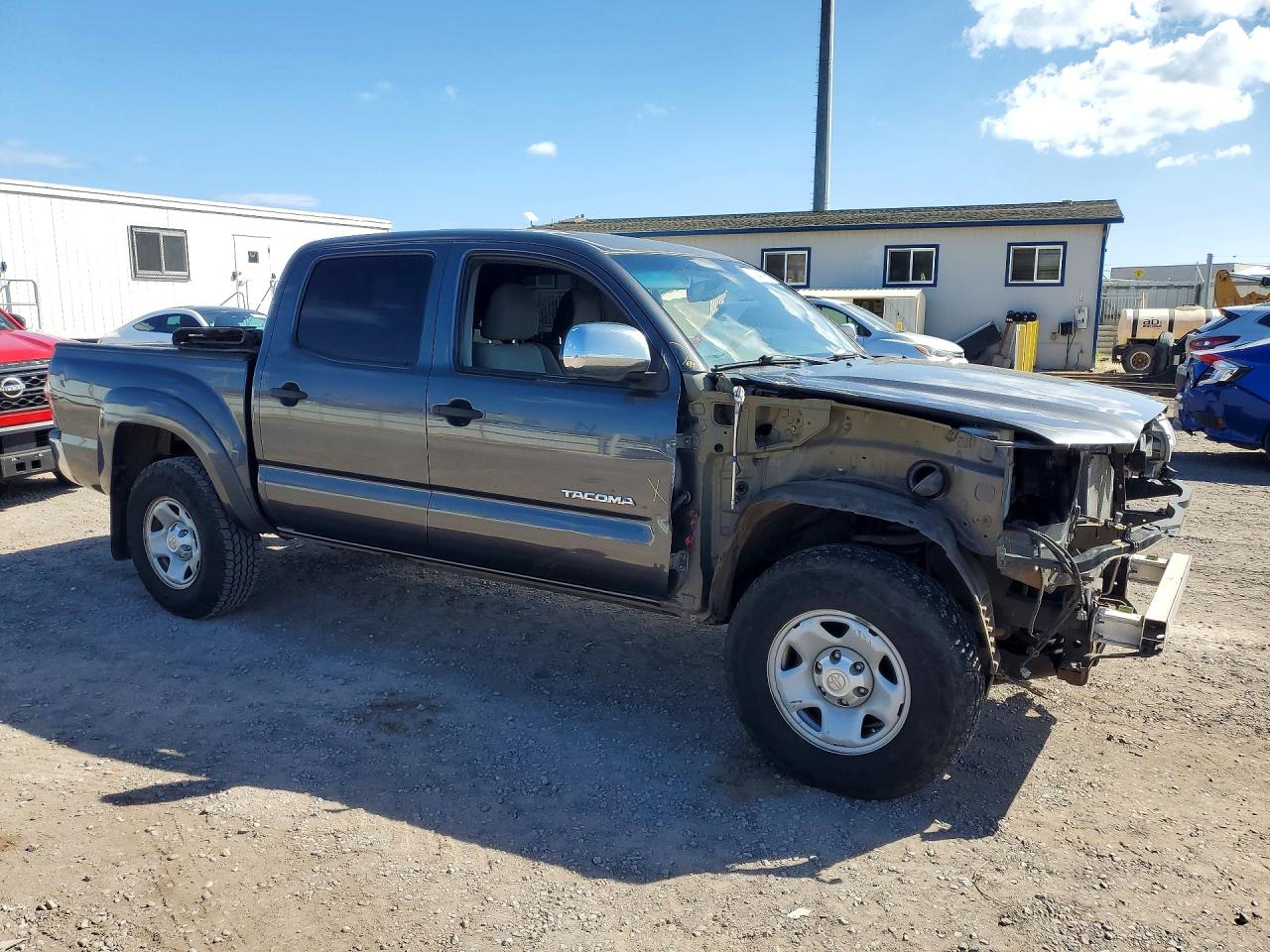 2013 Toyota Tacoma Double Cab Prerunner Charcoal vin: 3TMJU4GN8DM151513