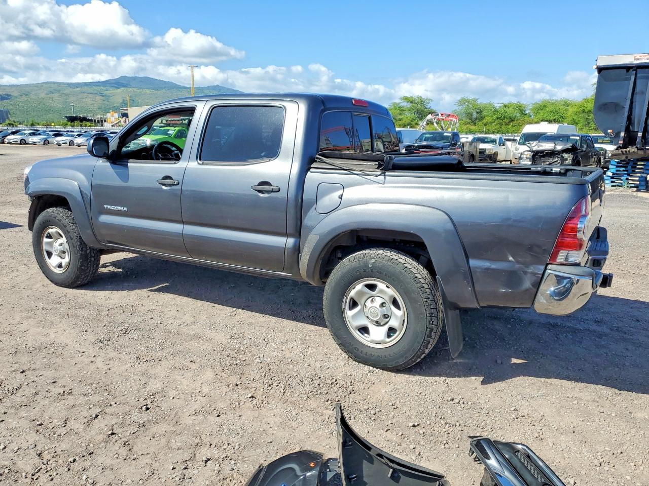 2013 Toyota Tacoma Double Cab Prerunner Charcoal vin: 3TMJU4GN8DM151513