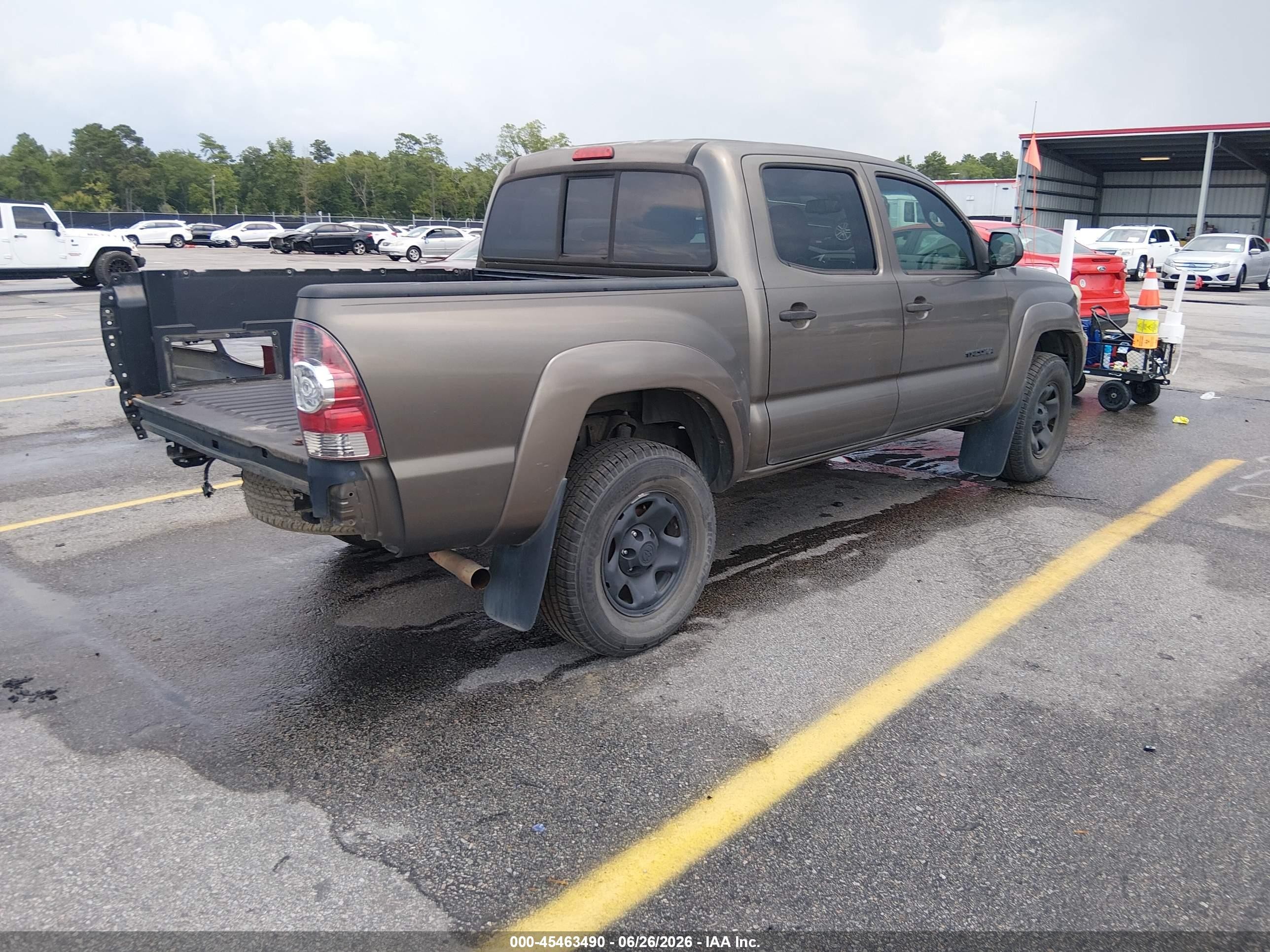 2013 Toyota Tacoma Prerunner V6 Brown vin: 3TMJU4GN8DM152676