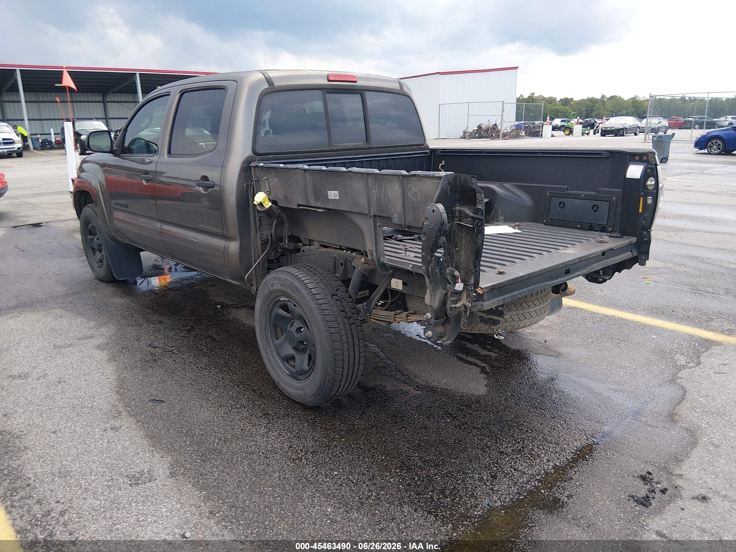 2013 Toyota Tacoma Prerunner V6 Brown vin: 3TMJU4GN8DM152676