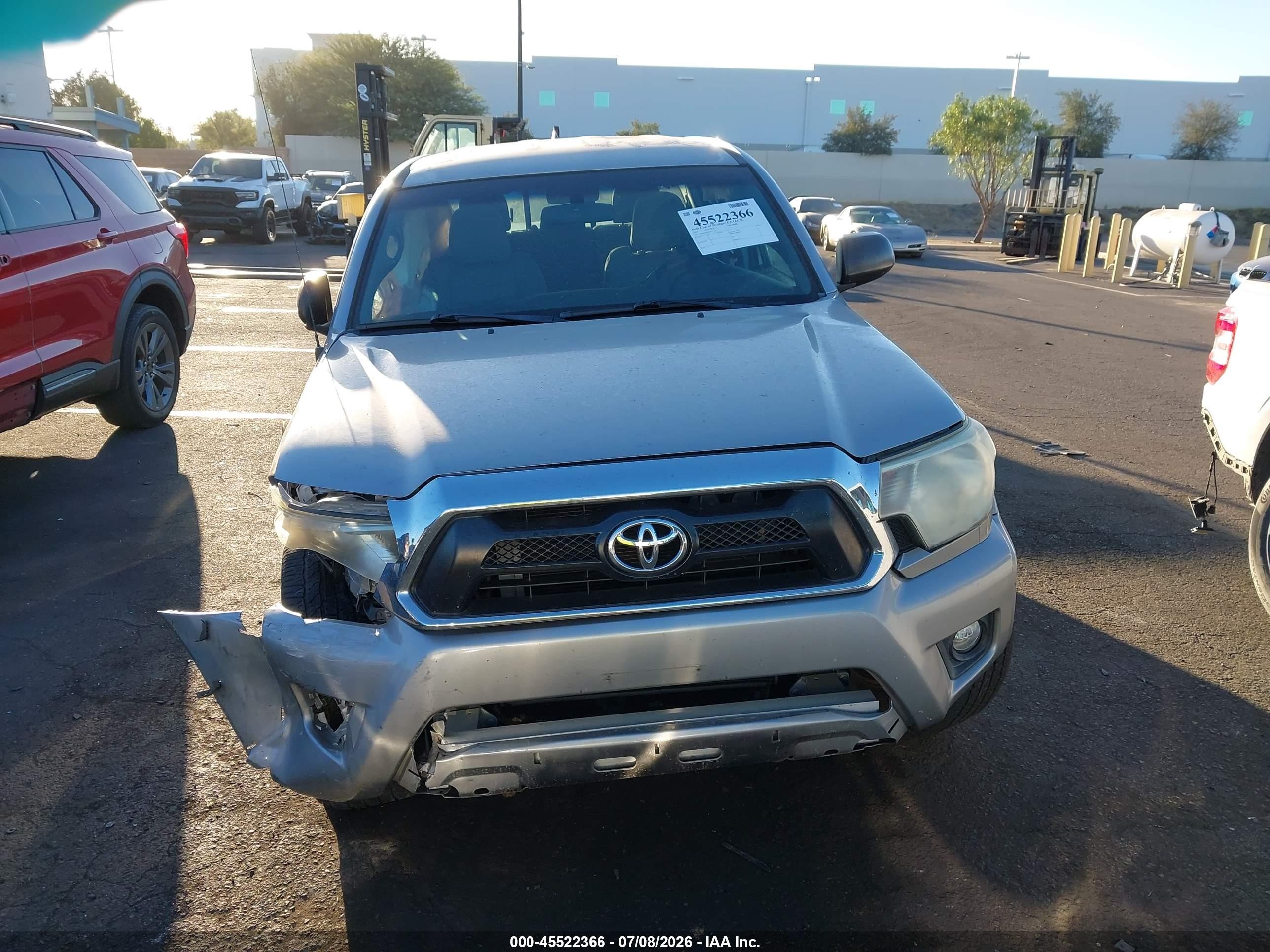2015 Toyota Tacoma Prerunner V6 Silver vin: 3TMJU4GN8FM177130
