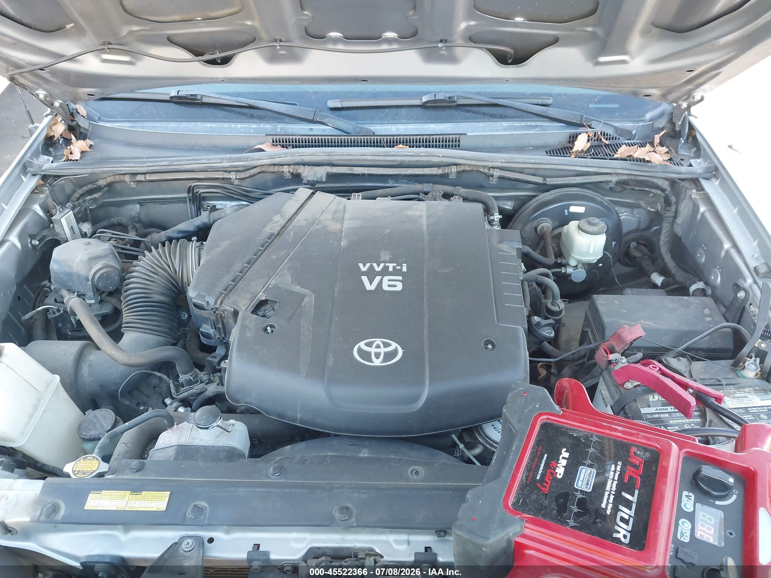 2015 Toyota Tacoma Prerunner V6 Silver vin: 3TMJU4GN8FM177130