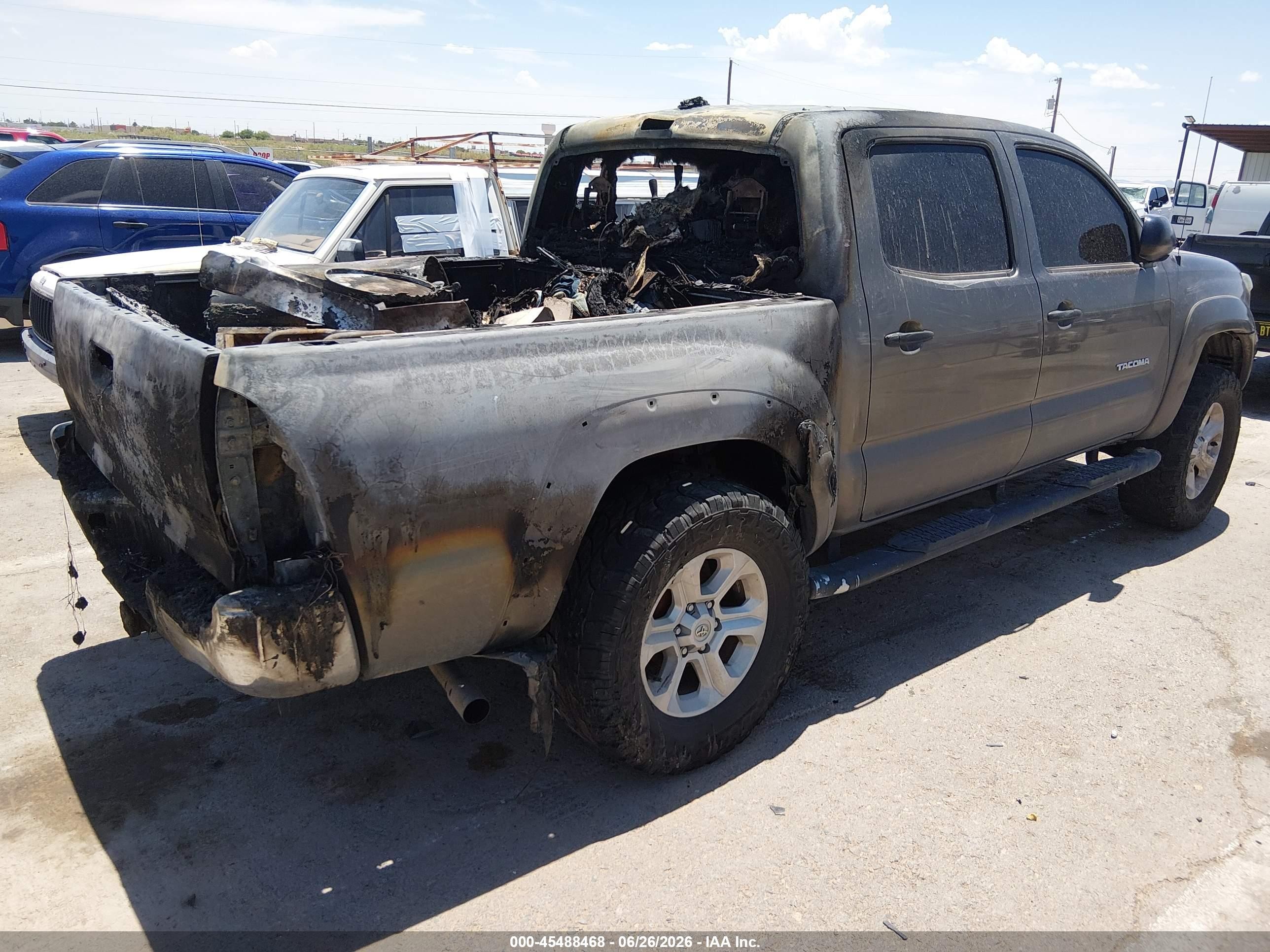 2012 Toyota Tacoma Prerunner V6 Dark Brown vin: 3TMJU4GN9CM128529
