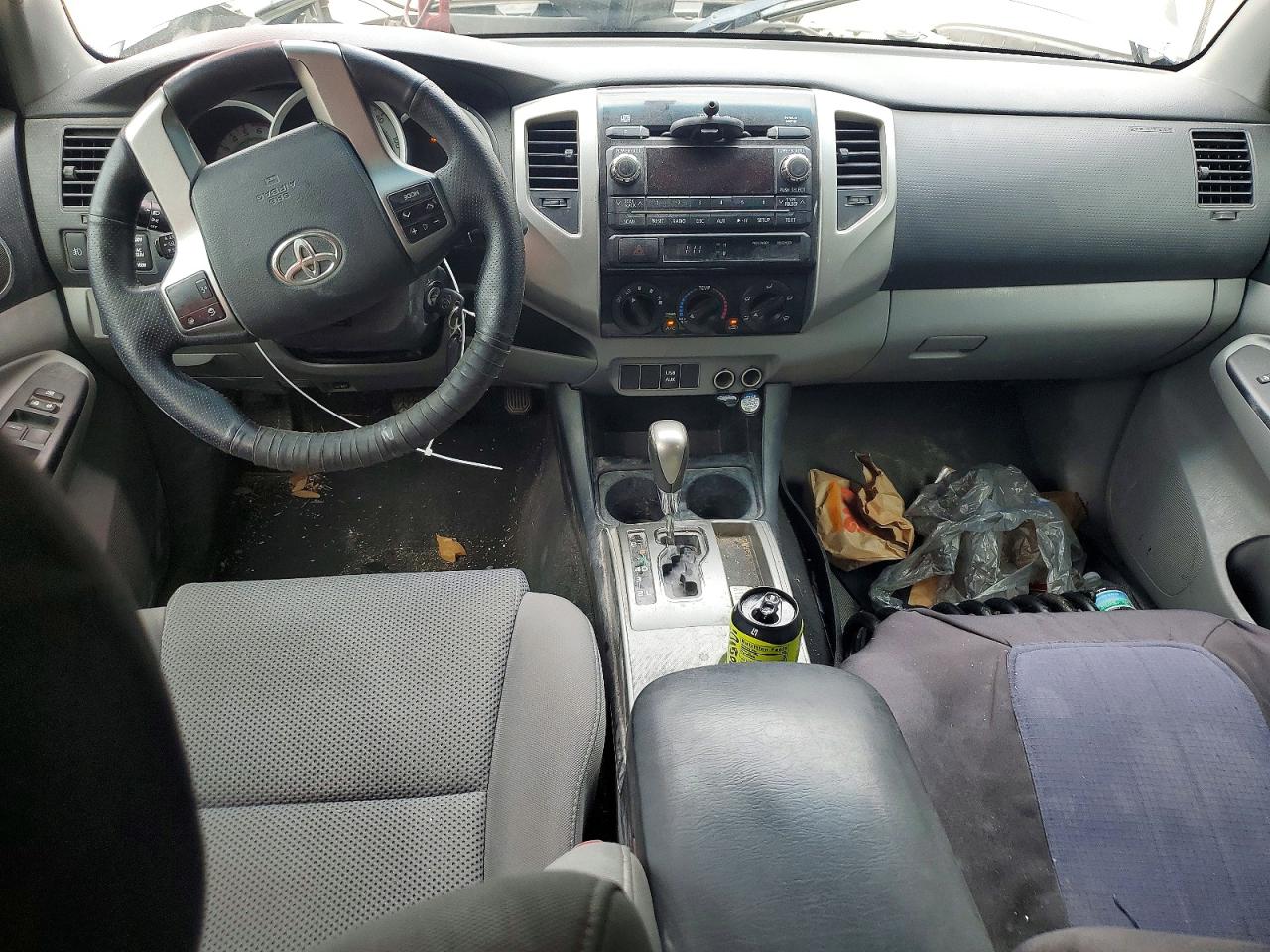 2012 Toyota Tacoma Double Cab Prerunner Серый vin: 3TMJU4GN9CM136629