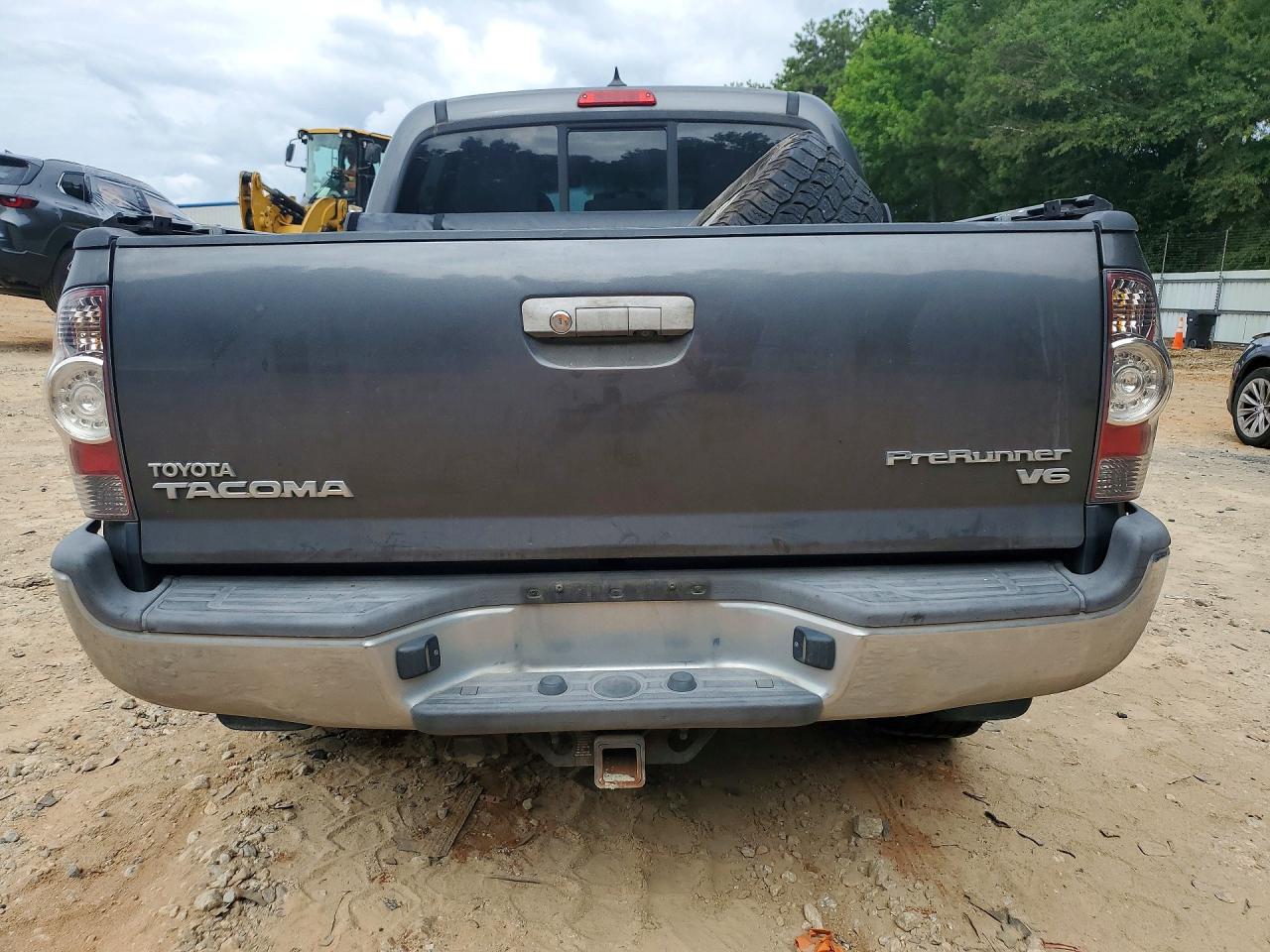 2012 Toyota Tacoma Double Cab Prerunner Серый vin: 3TMJU4GN9CM136629