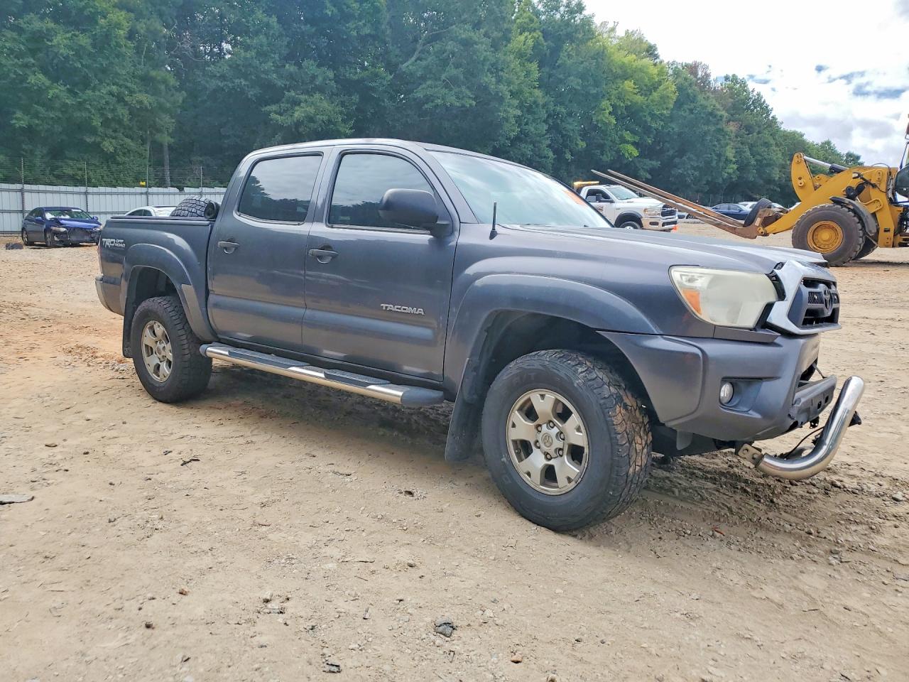 2012 Toyota Tacoma Double Cab Prerunner Серый vin: 3TMJU4GN9CM136629