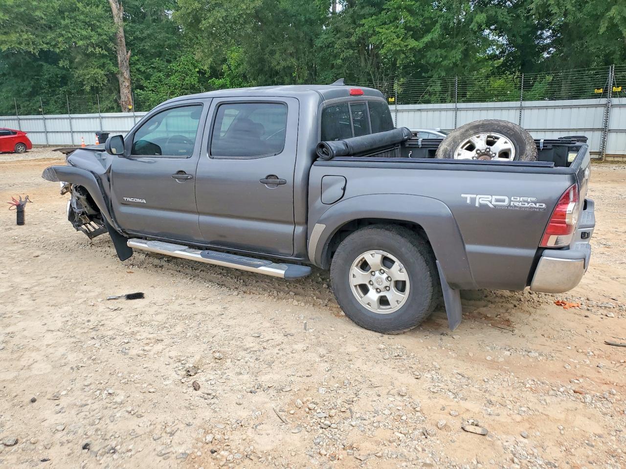 2012 Toyota Tacoma Double Cab Prerunner Серый vin: 3TMJU4GN9CM136629