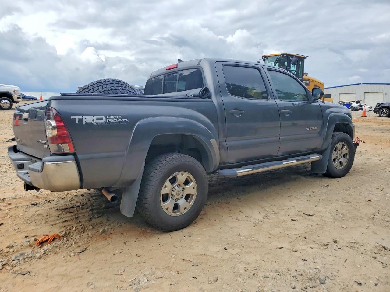2012 Toyota Tacoma Double Cab Prerunner Серый vin: 3TMJU4GN9CM136629