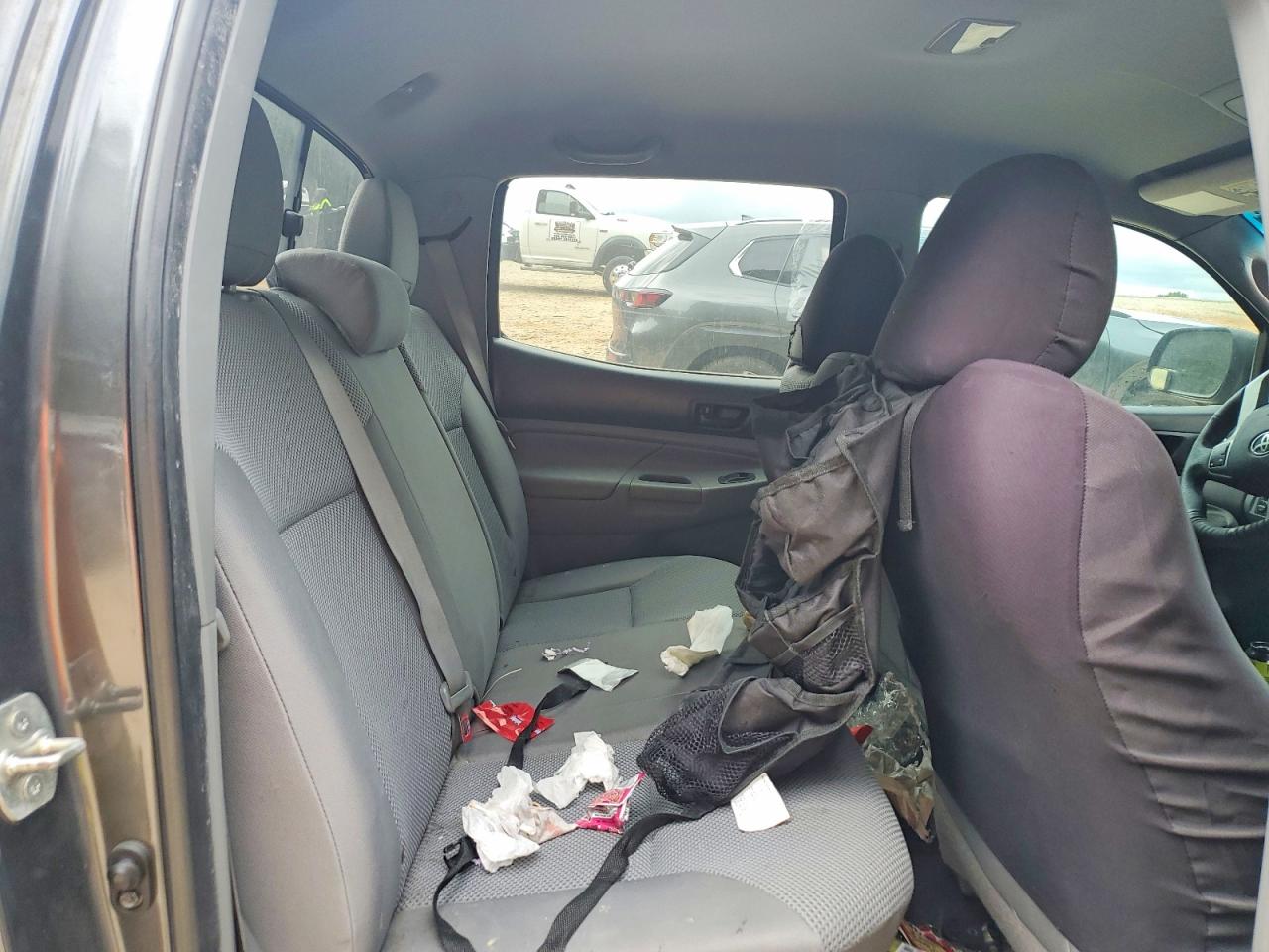 2012 Toyota Tacoma Double Cab Prerunner Серый vin: 3TMJU4GN9CM136629