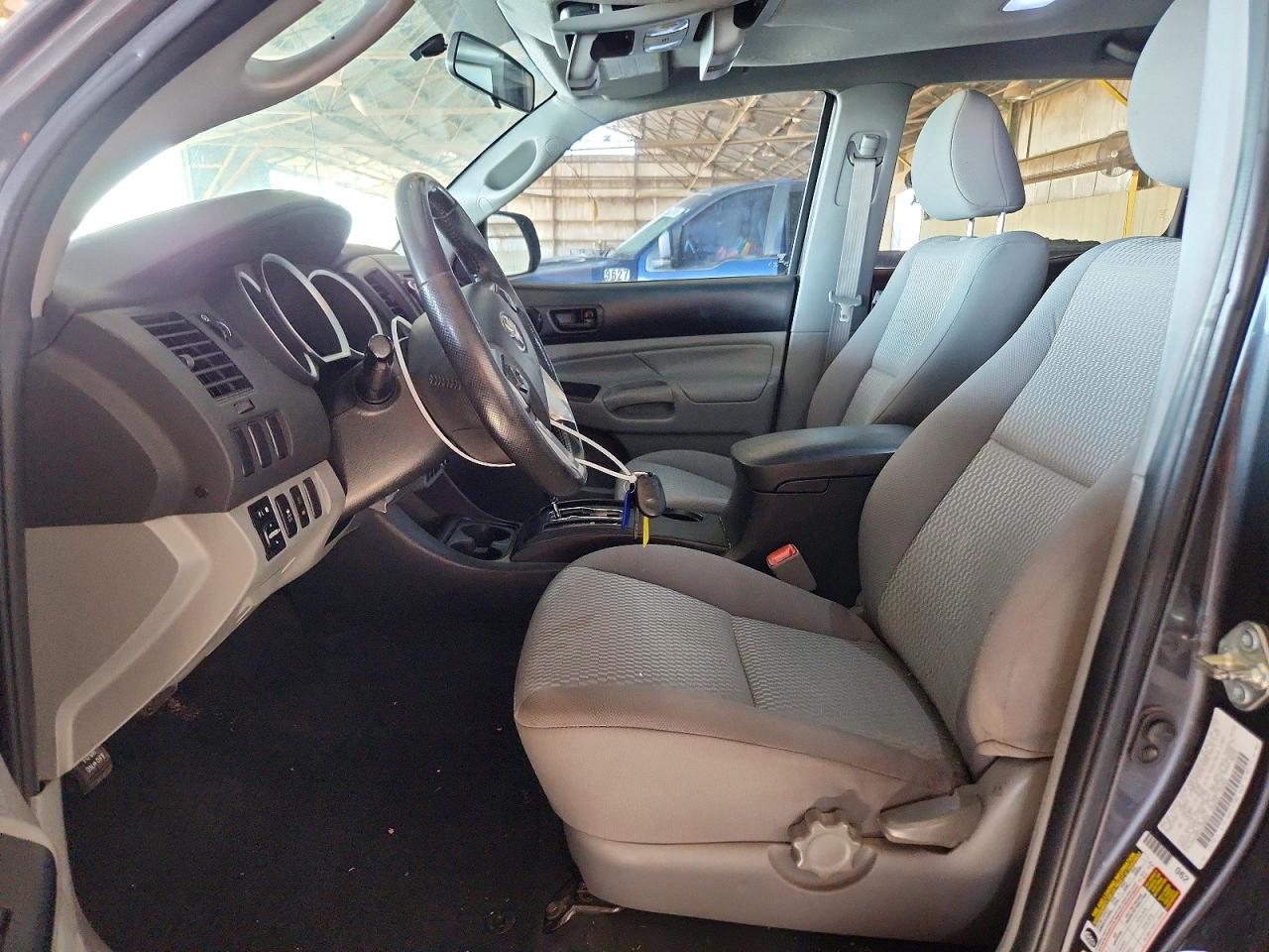 2015 Toyota Tacoma Double Cab Prerunner Gray vin: 3TMJU4GN9FM189030