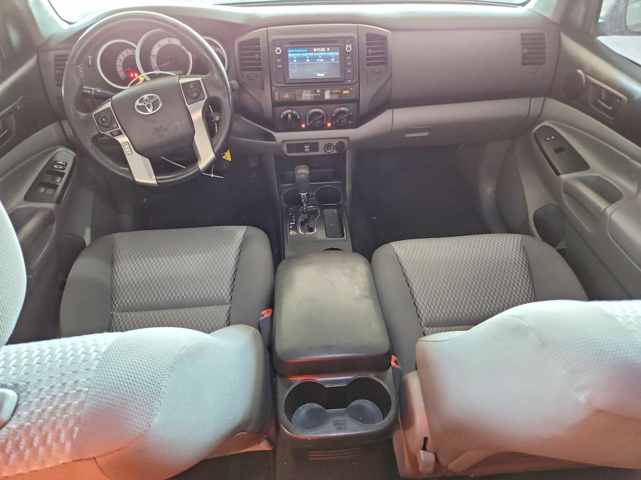 2015 Toyota Tacoma Double Cab Prerunner Gray vin: 3TMJU4GN9FM189030