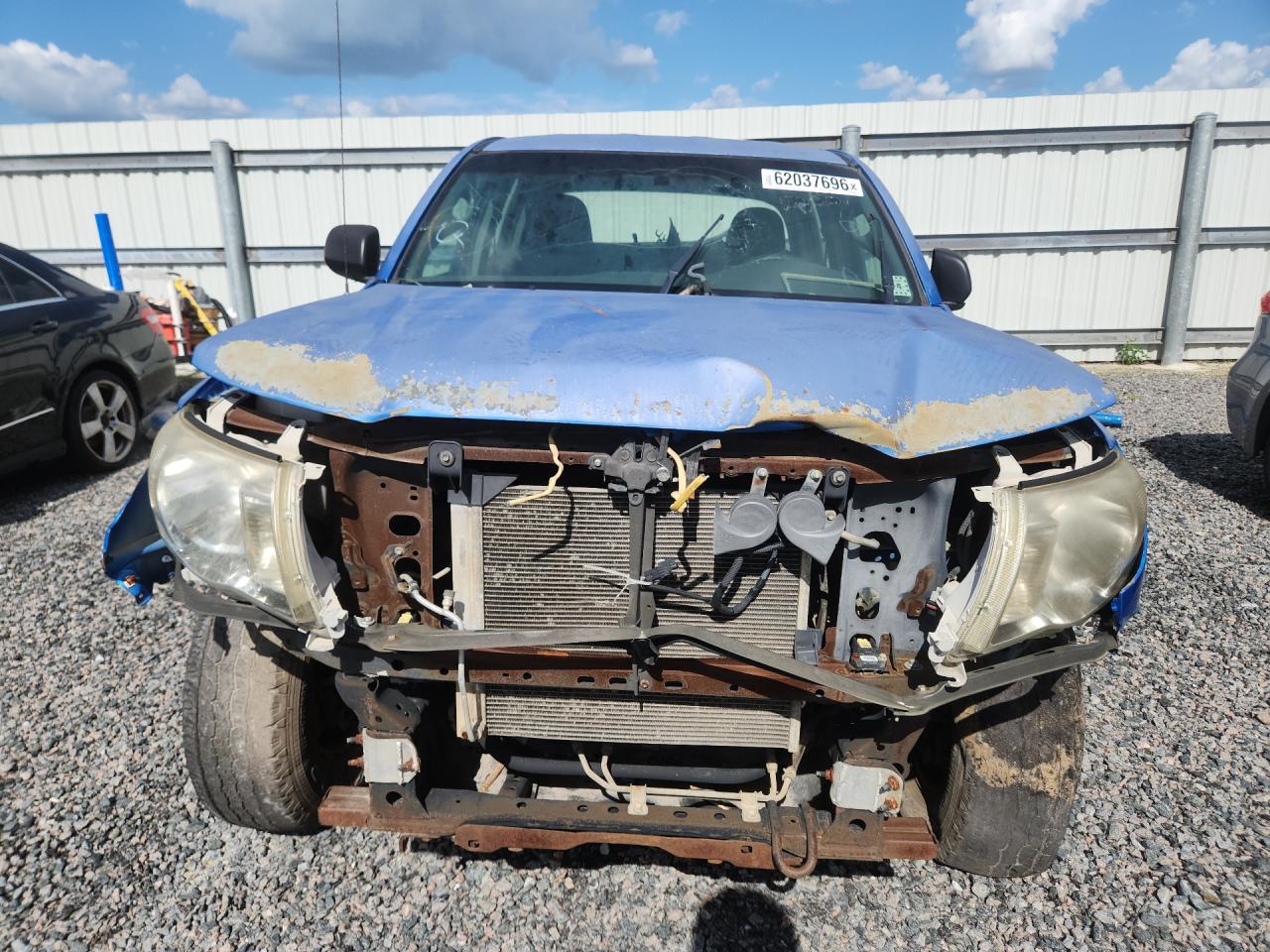 2010 Toyota Tacoma Double Cab Prerunner Blue vin: 3TMJU4GNXAM093450