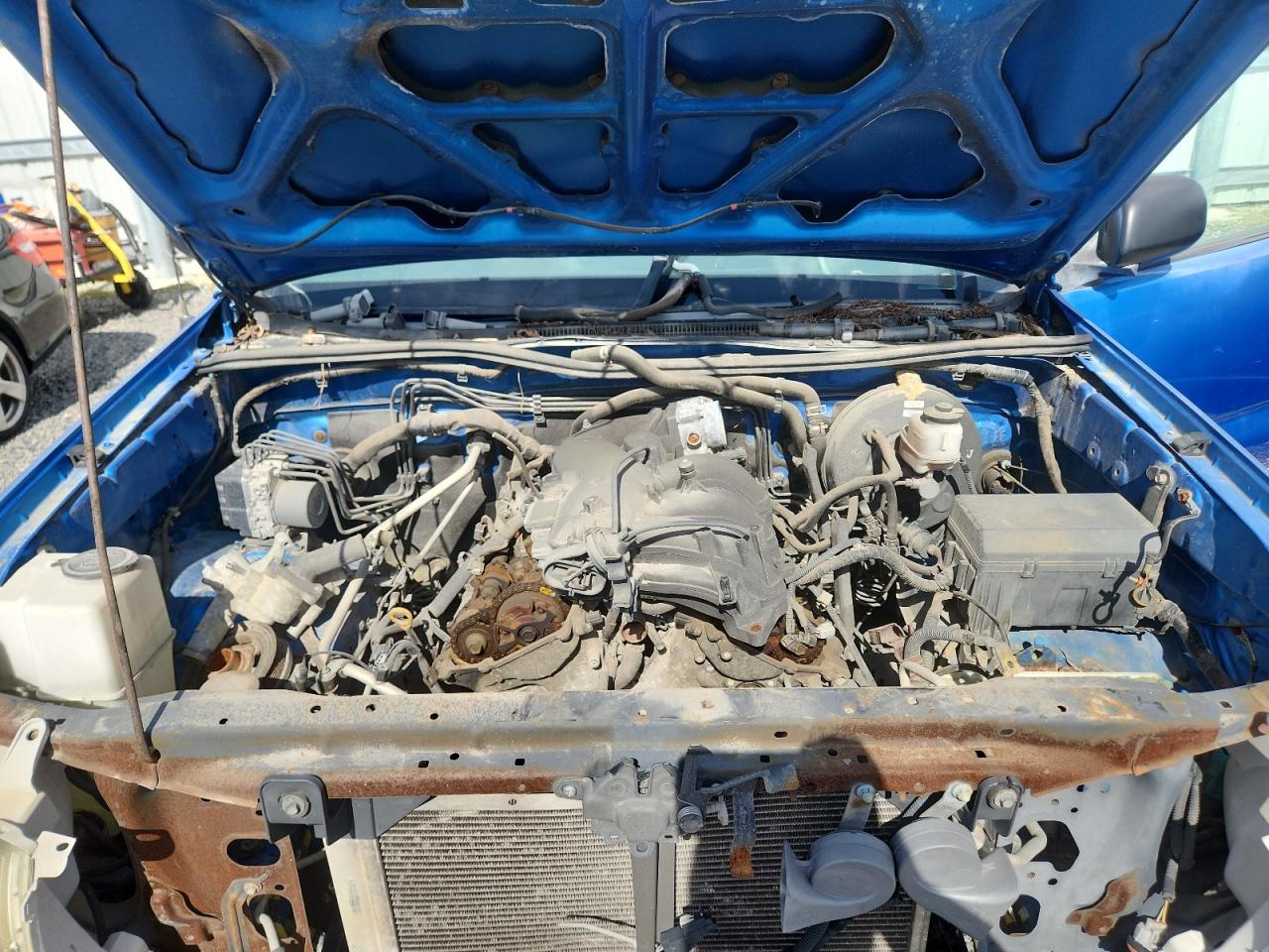 2010 Toyota Tacoma Double Cab Prerunner Blue vin: 3TMJU4GNXAM093450