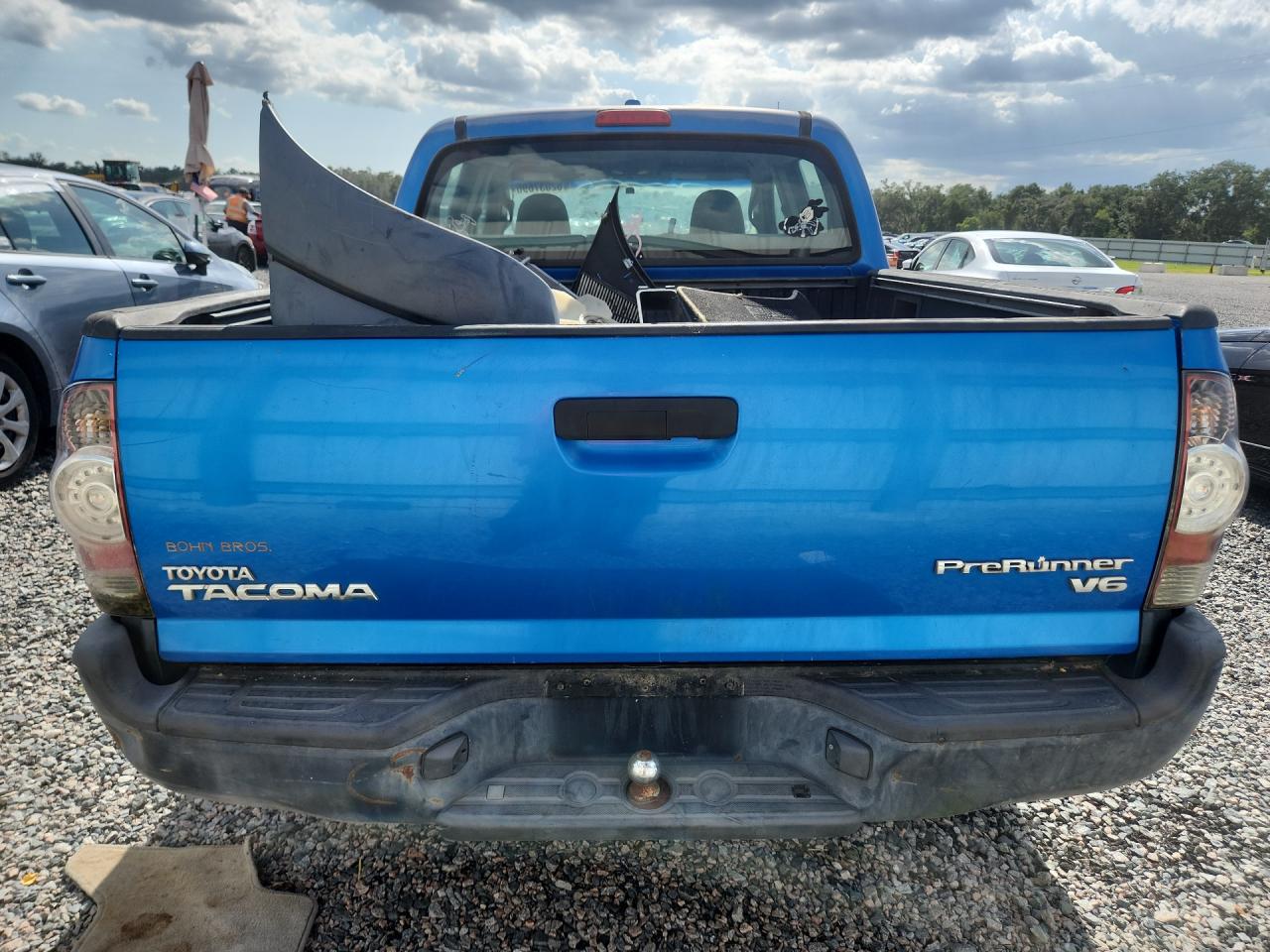 2010 Toyota Tacoma Double Cab Prerunner Blue vin: 3TMJU4GNXAM093450